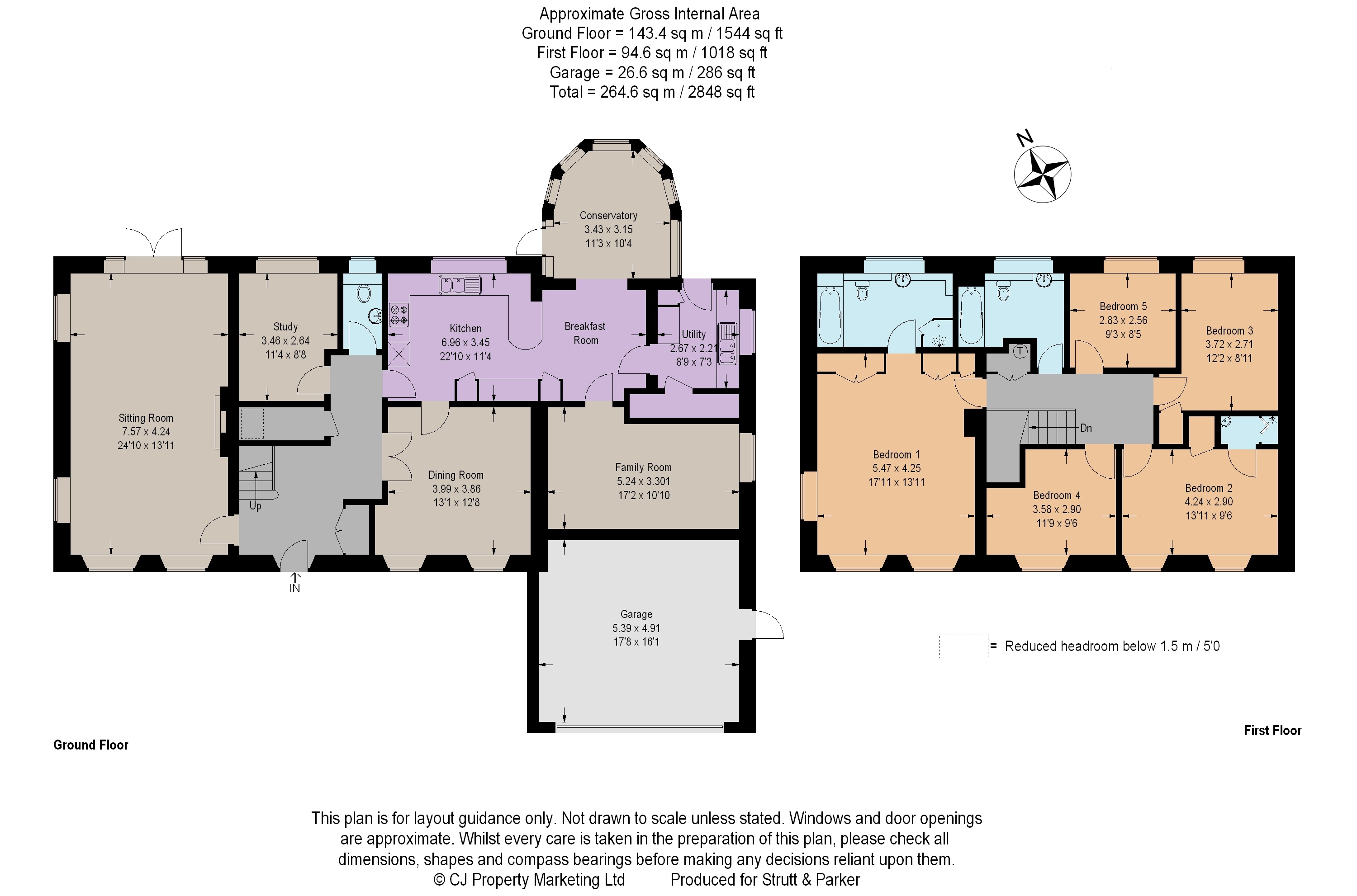 59, St Huberts Close, Buckinghamshire floorplan