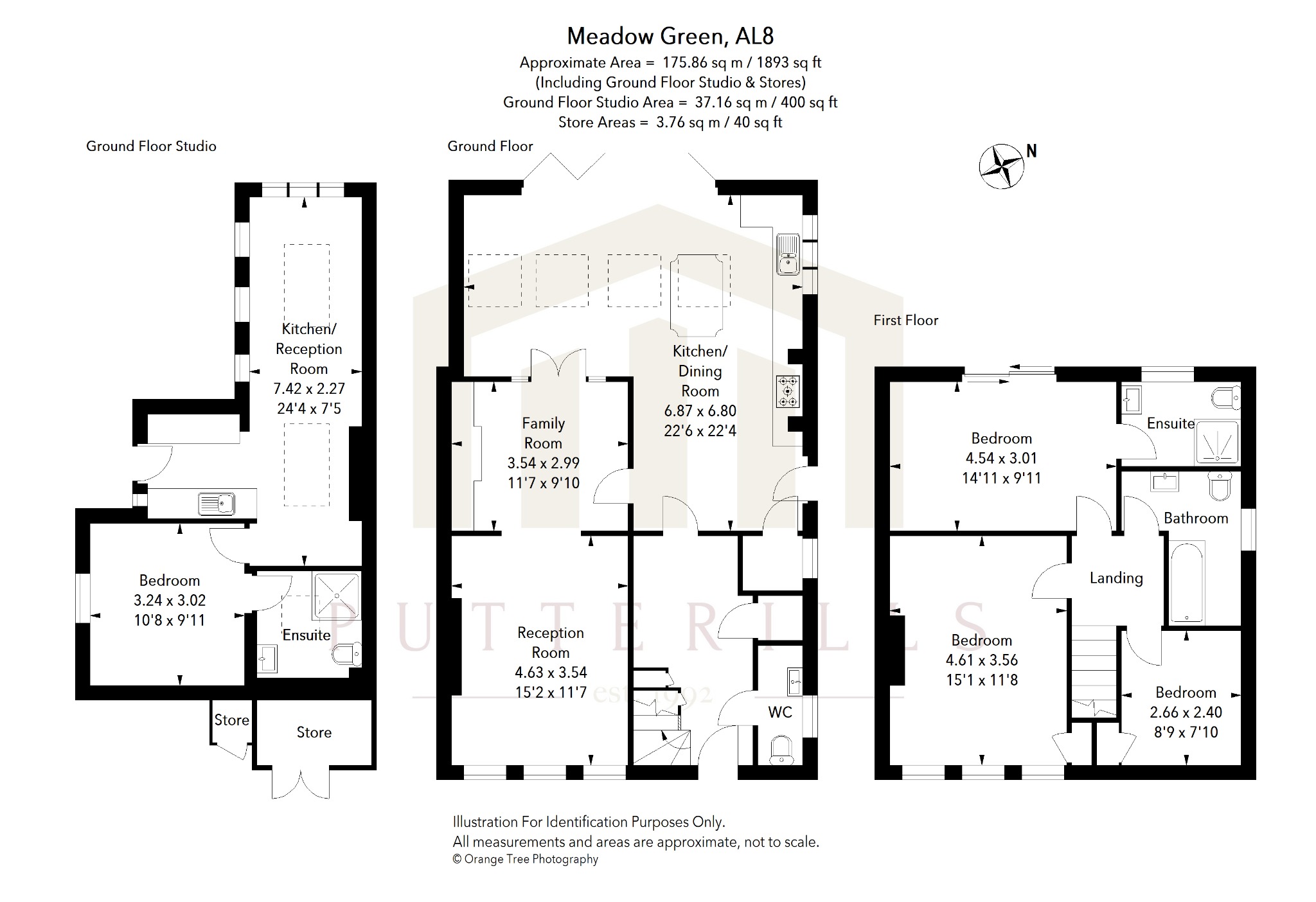 11 Meadow Green, Welwyn Garden City, Hertfordshire floorplan