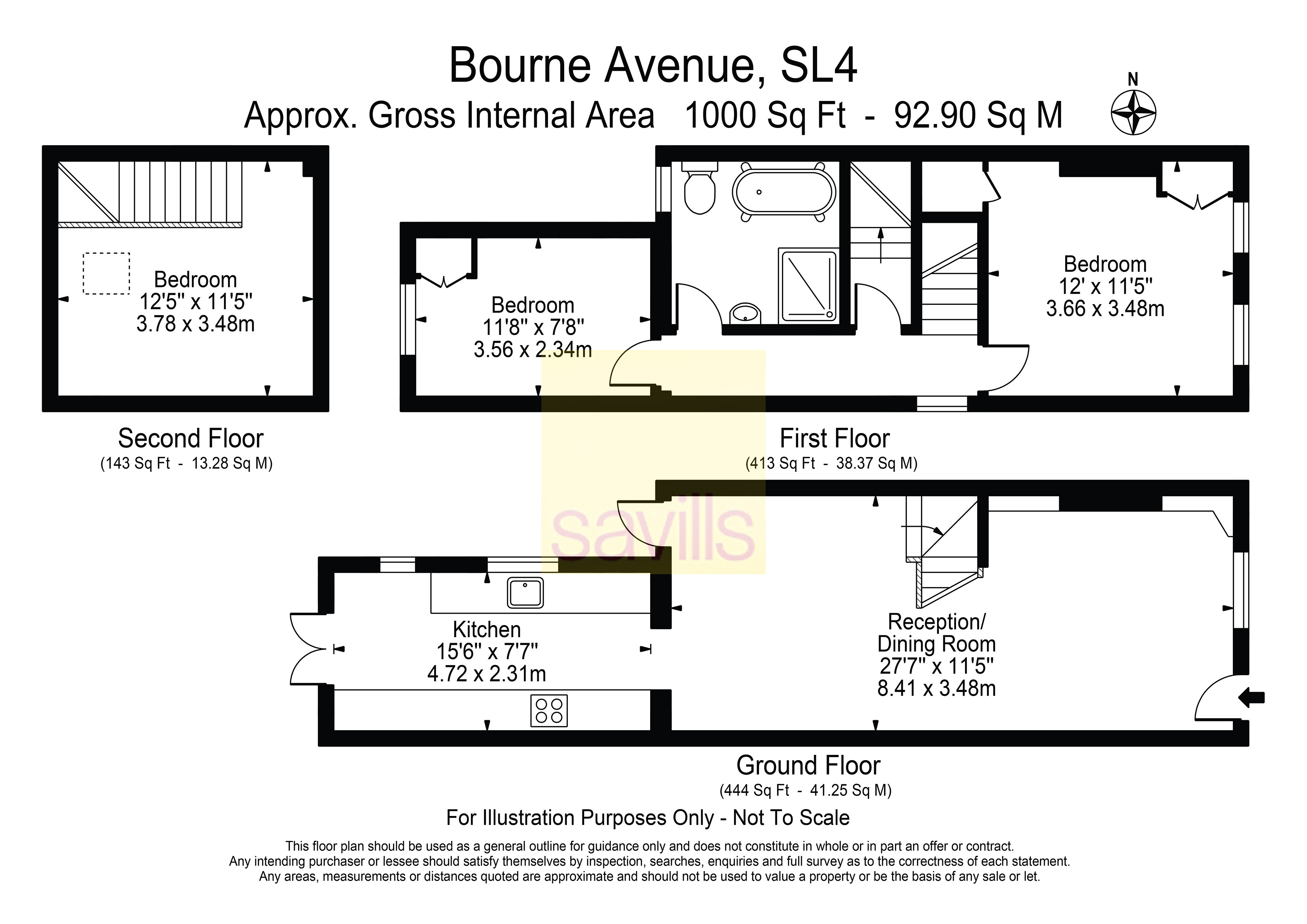 81, Bourne Avenue, Berkshire floorplan