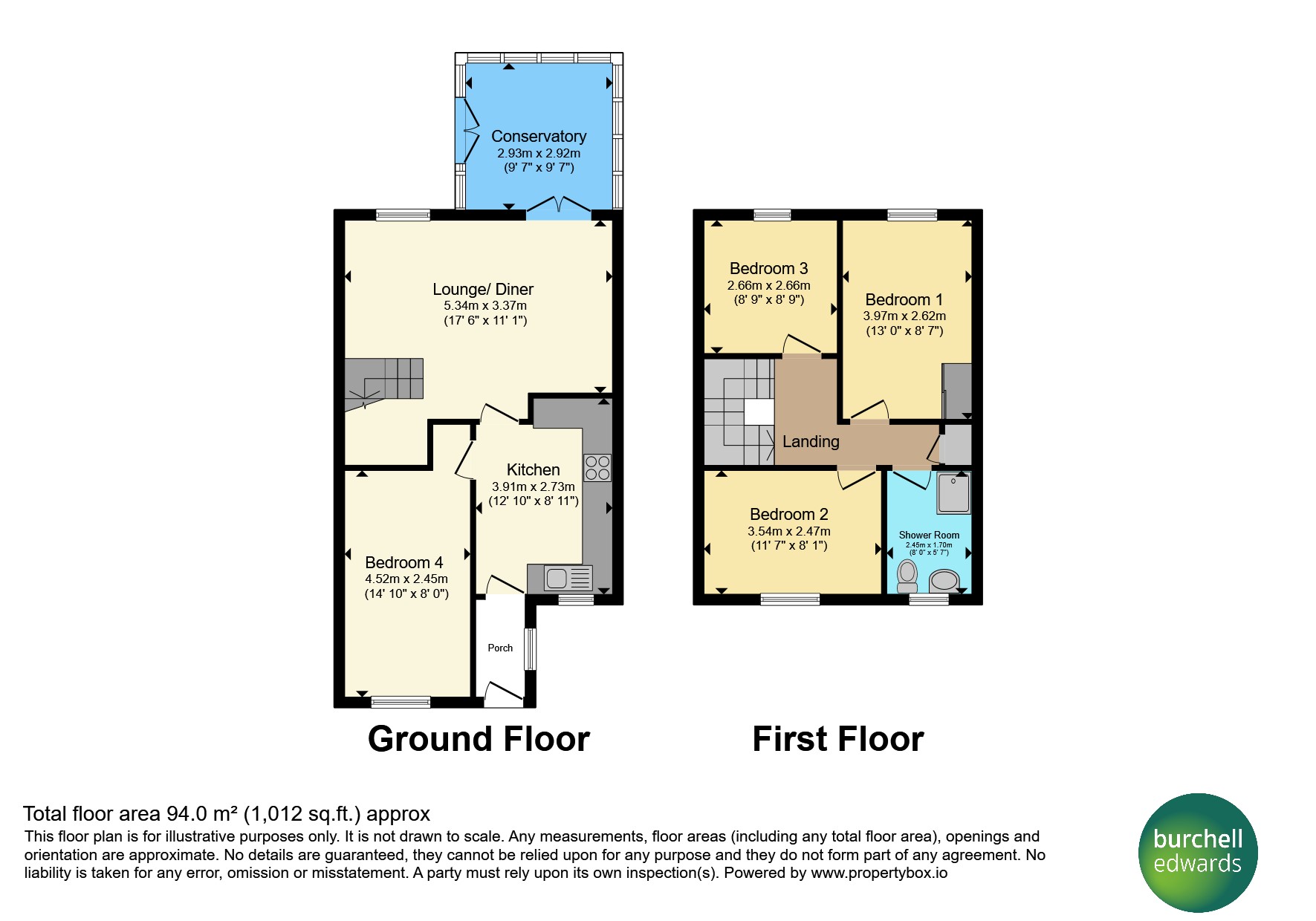 2, Beaumont Close, Belper floorplan