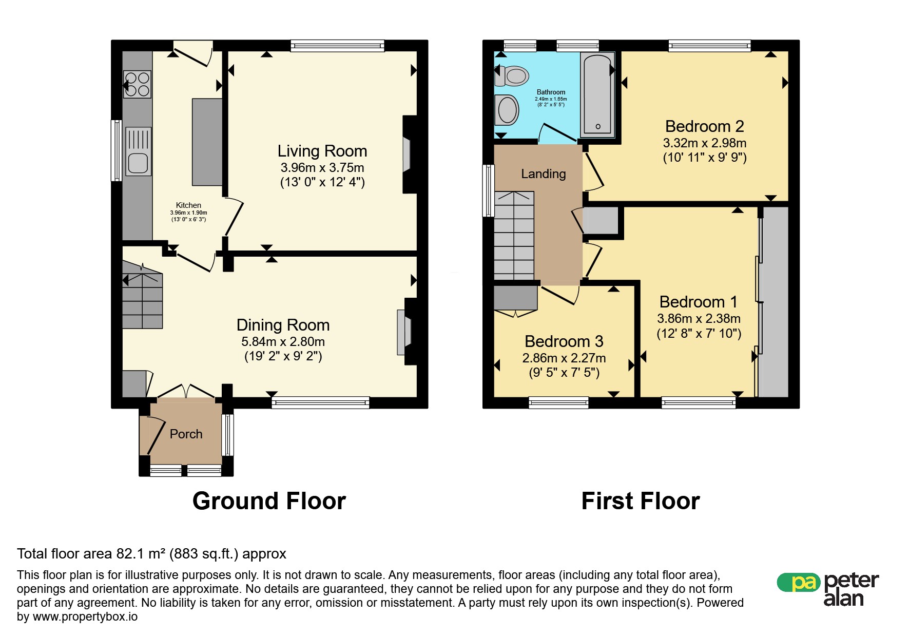 38, Bryn Pica, Tredegar floorplan