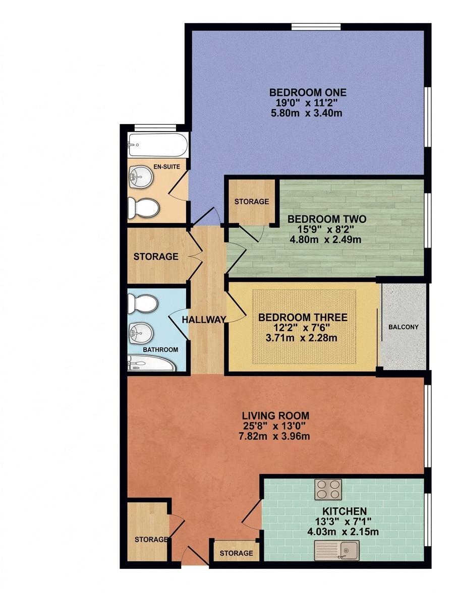 Lodge Close, Edgware floorplan