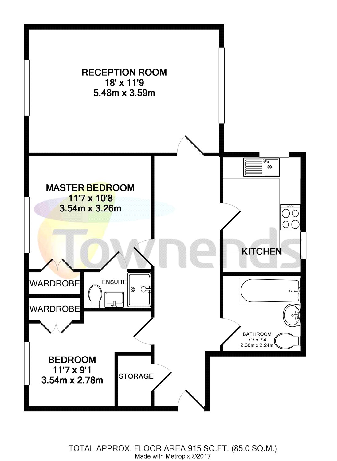 2 Bedrooms Flat to rent in Monet House, Chiswick, London W4