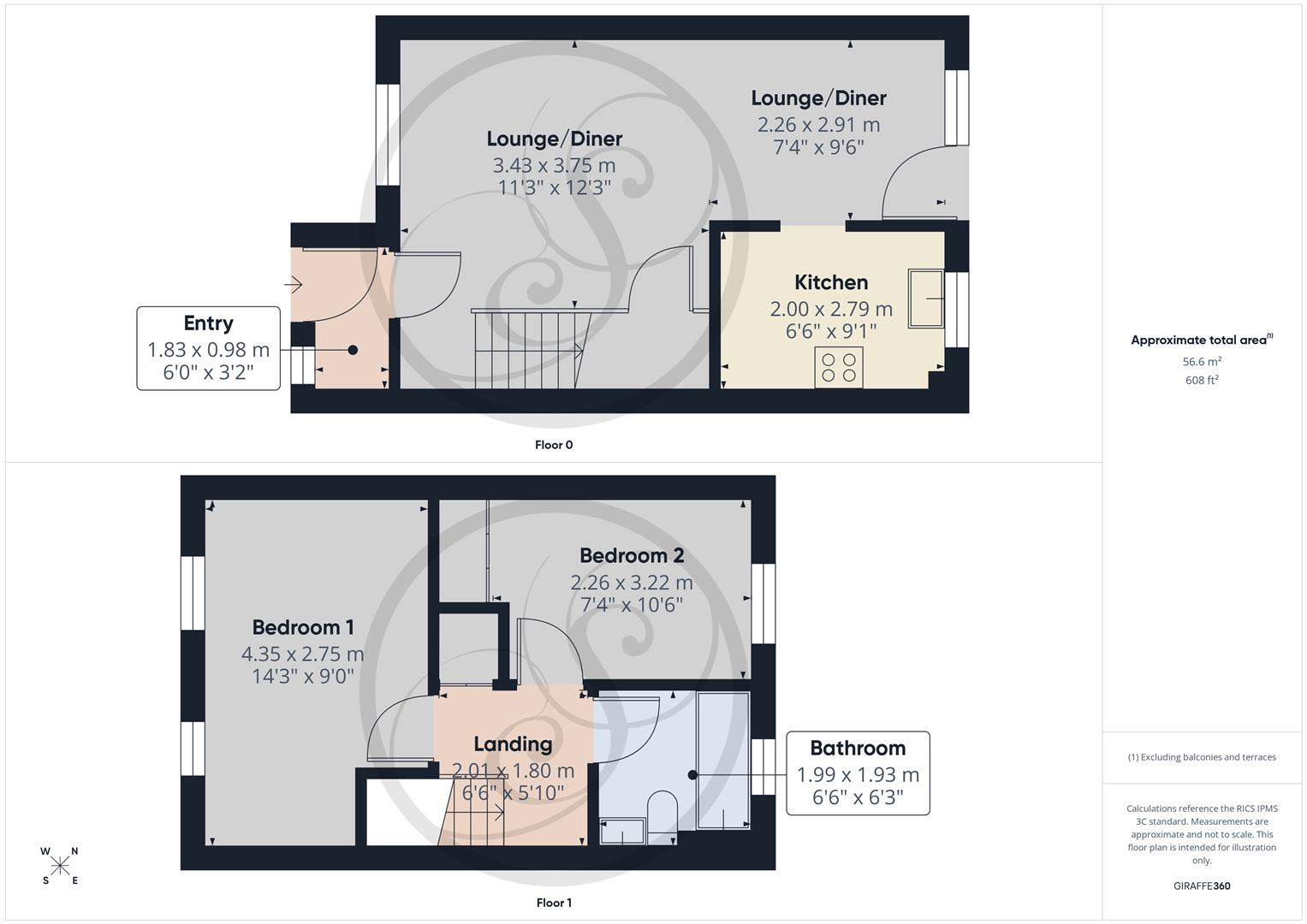 316, Stanks Drive, Leeds floorplan