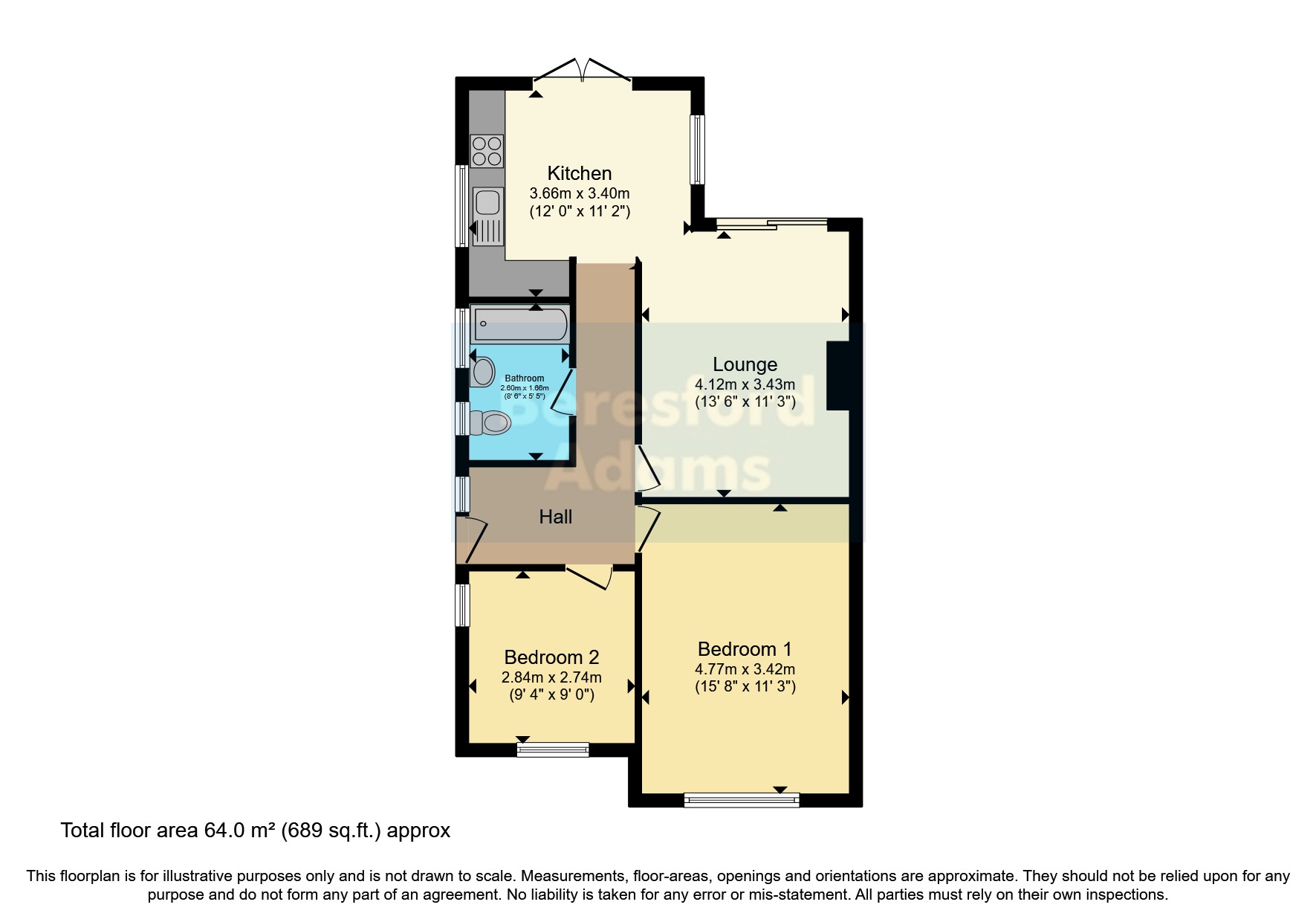 Roumania Crescent, Llandudno, Conwy, North Wales LL30, 2 bedroom bungalow for sale 66673943