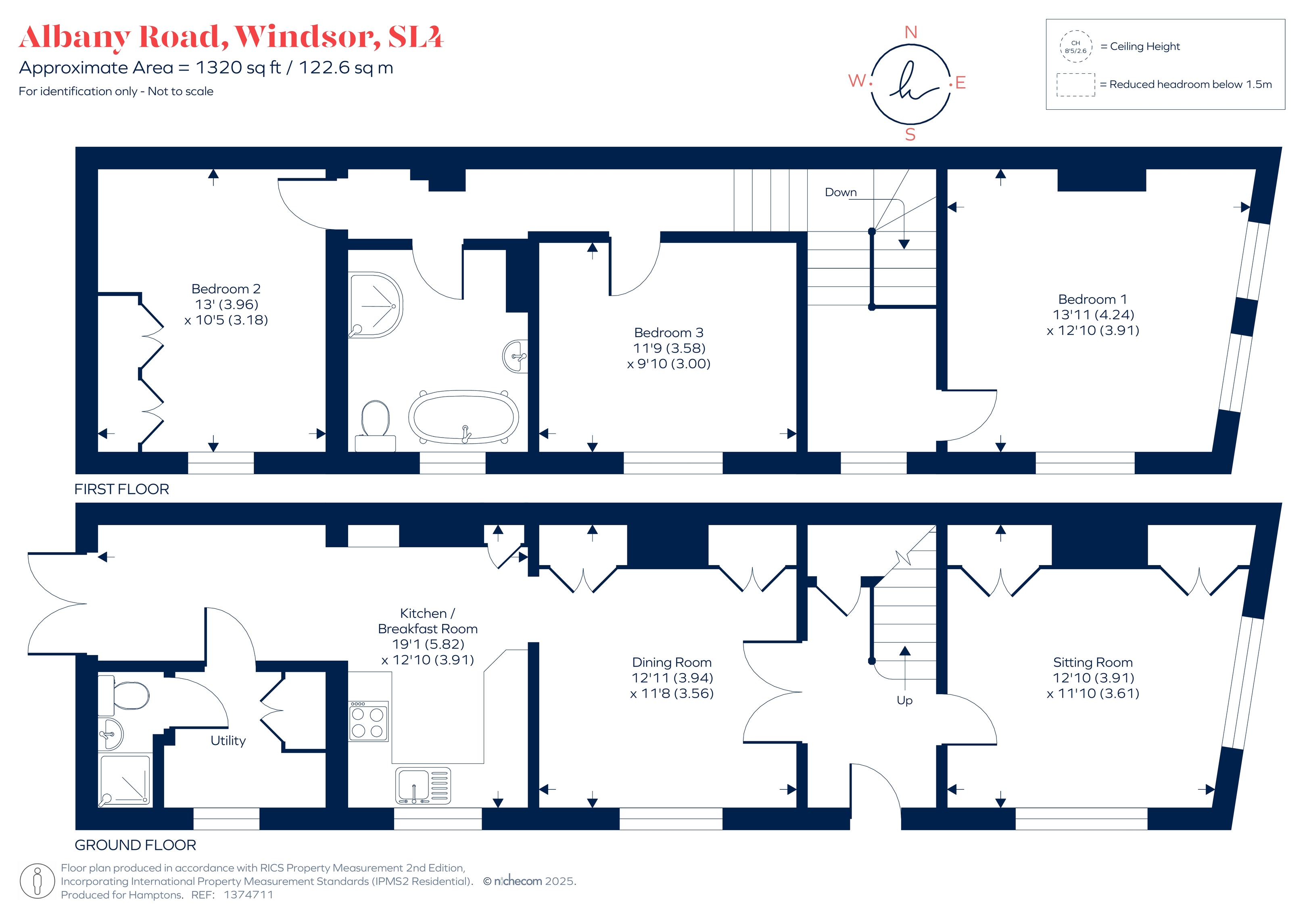 2, Albany Road, Windsor floorplan