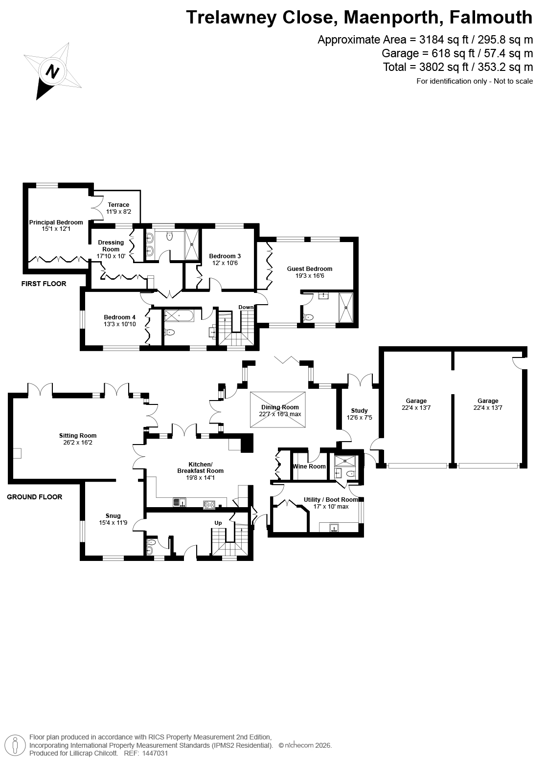 Kinvara, Falmouth floorplan