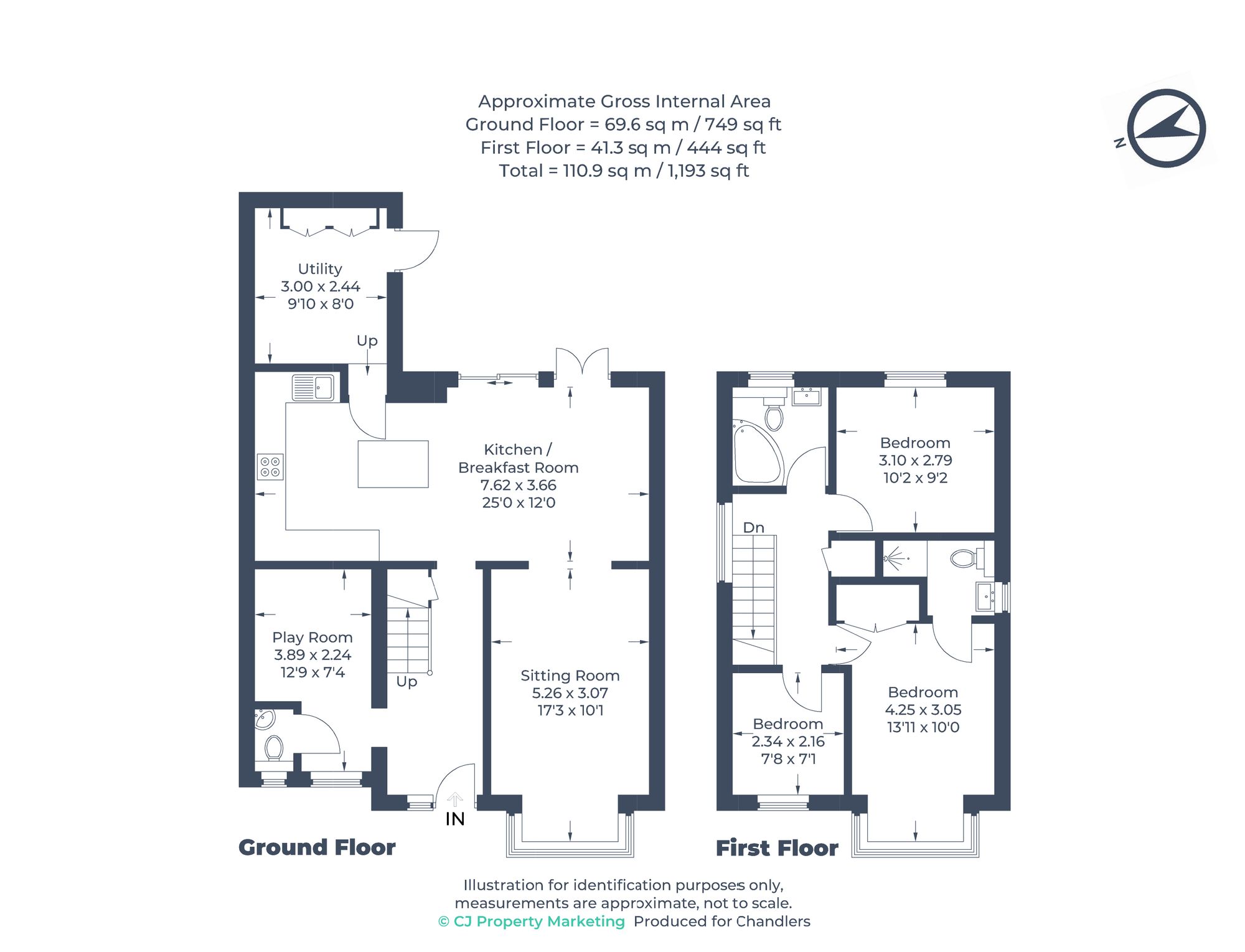 30 Knights Templars Green, Stevenage floorplan
