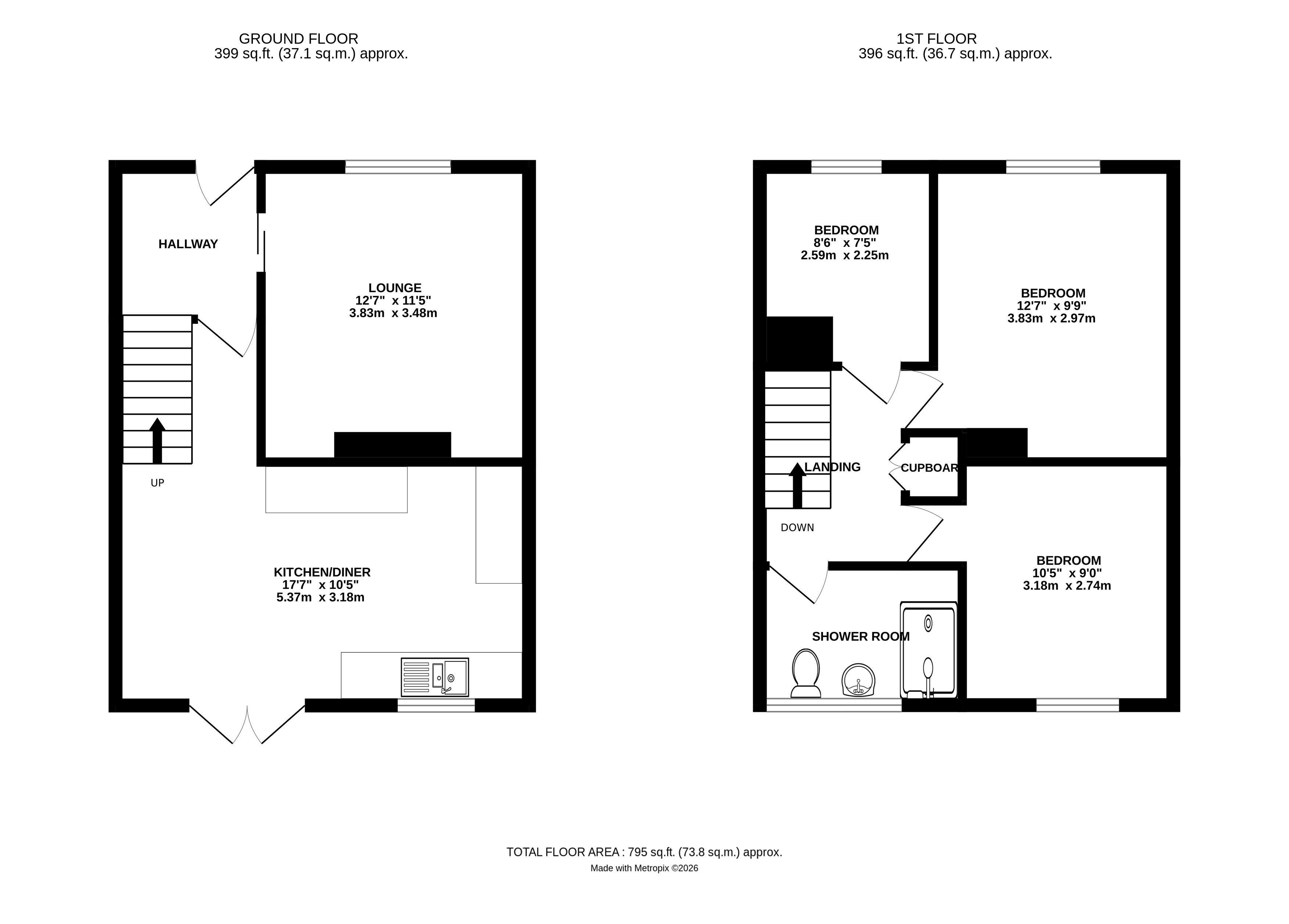 Prouse Rise, Cornwall floorplan