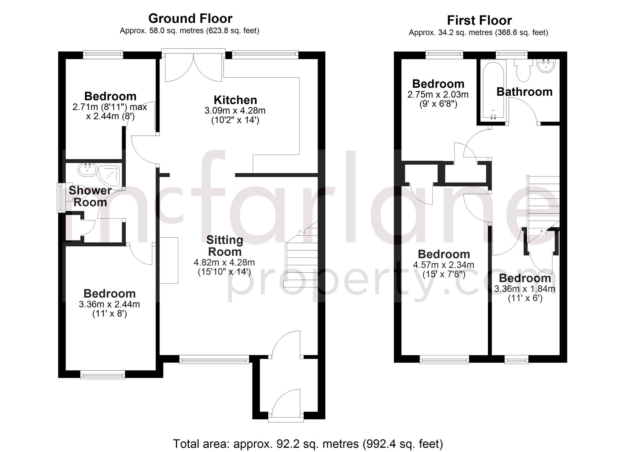 13 Austen Crescent, Swindon floorplan