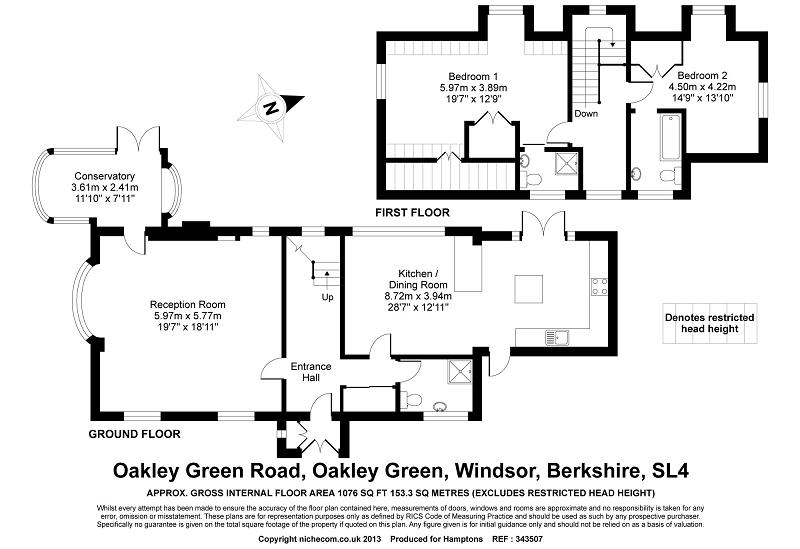 2 Bedrooms Detached house to rent in Oakley Green Road, Oakley Green, Windsor SL4