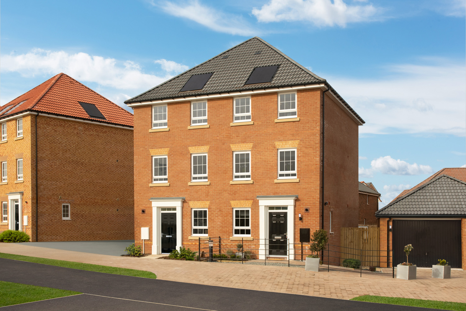 The Exterior Of The Cannington Show Home At Chaloners Green, Whitby