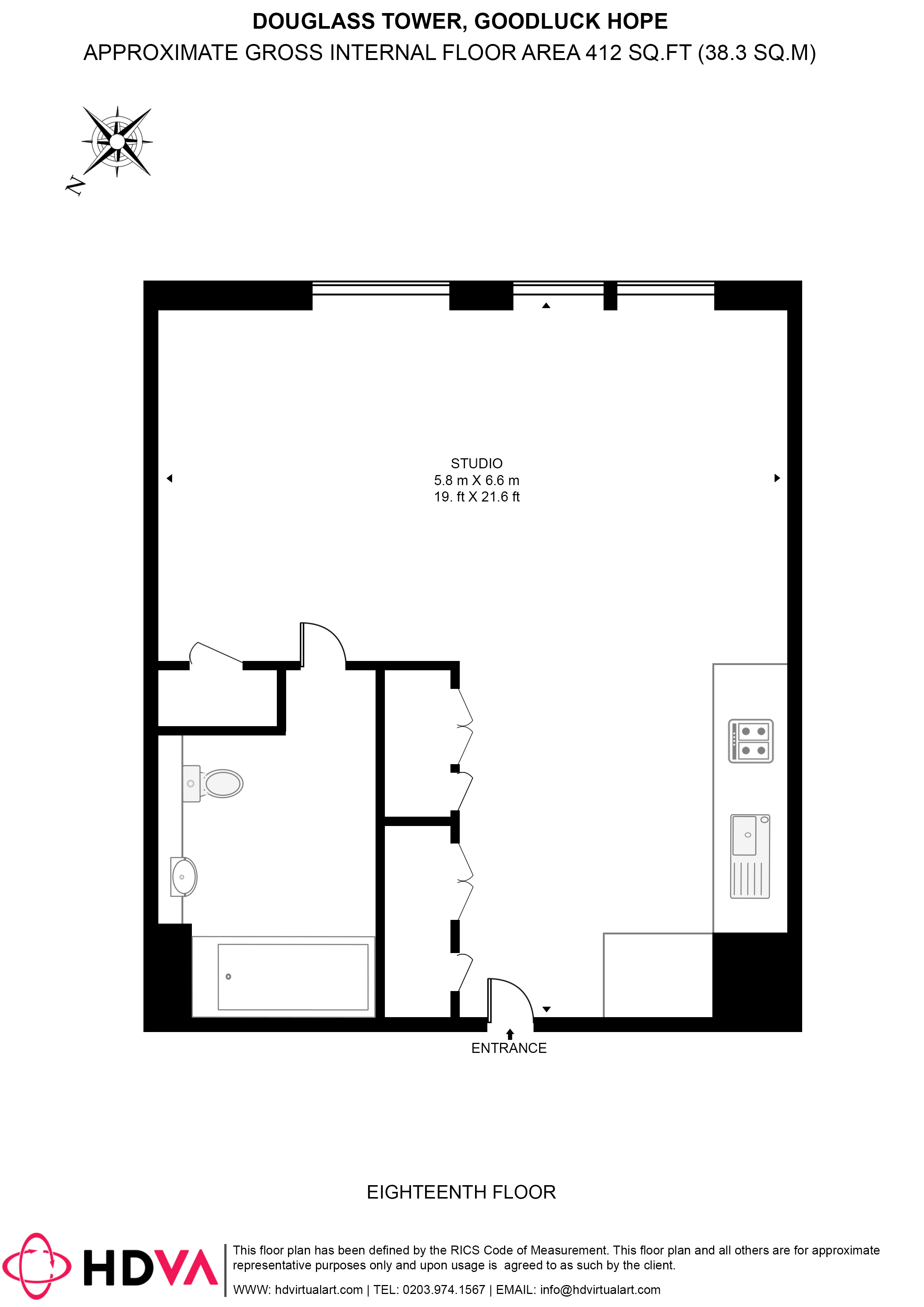 Goodluck Hope Walk, London floorplan