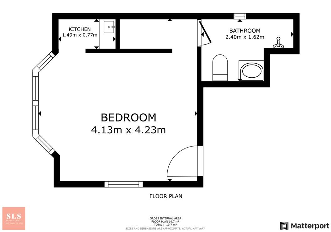 Flat 1, 222, London Road, Headington OX3, Headington floorplan