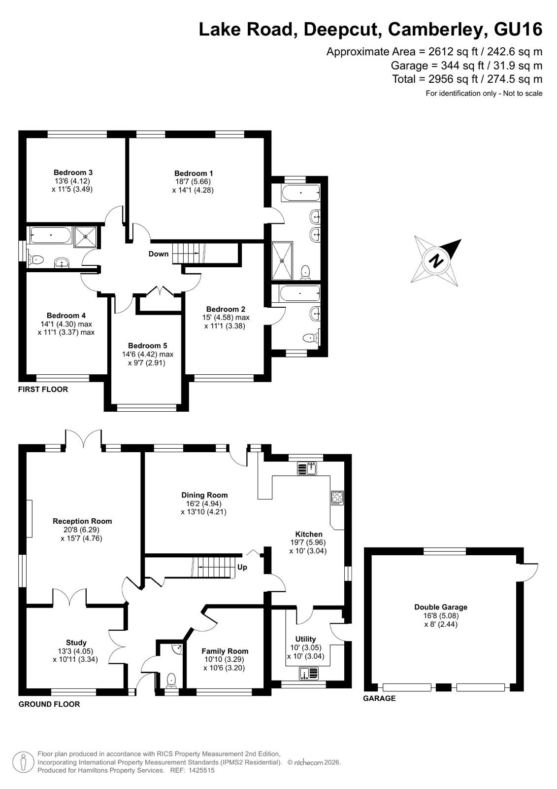 Holme Lodge, Lake Road, Camberley floorplan