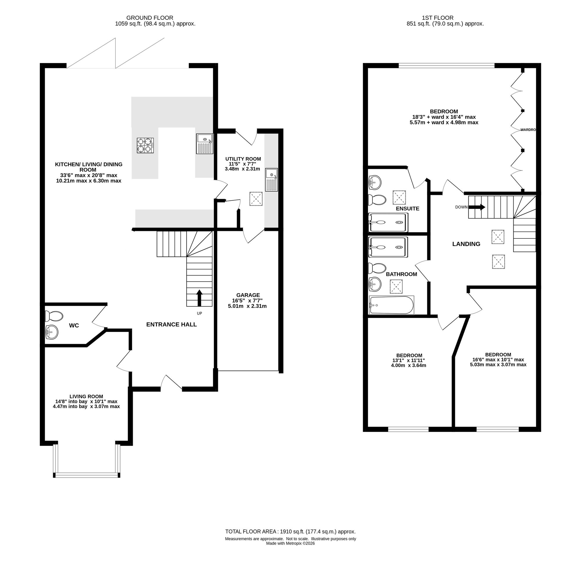 47 Elworth Road, Sandbach floorplan