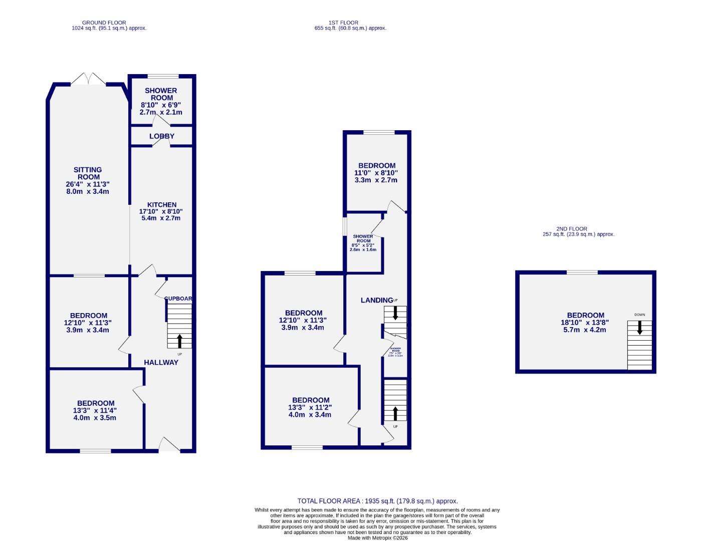 40, Clarence Street, York floorplan