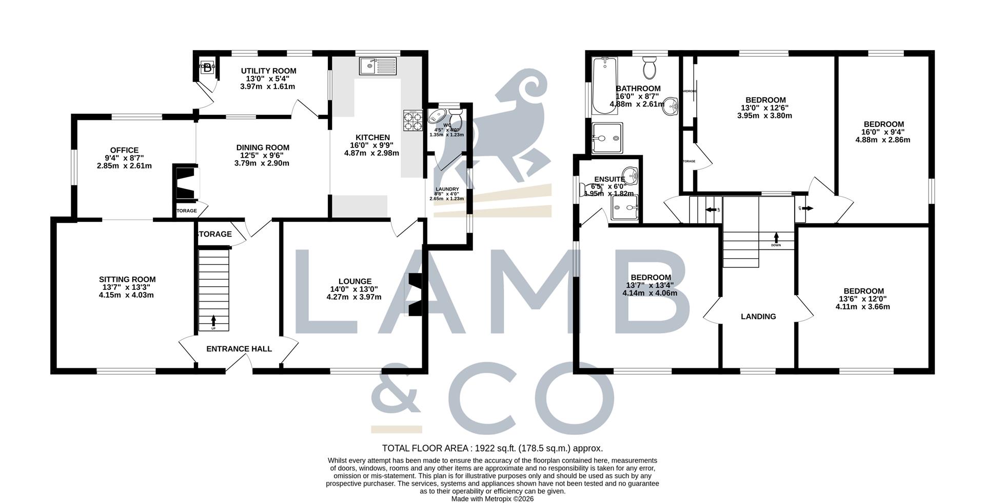 96, Clacton Road, St. Osyth floorplan