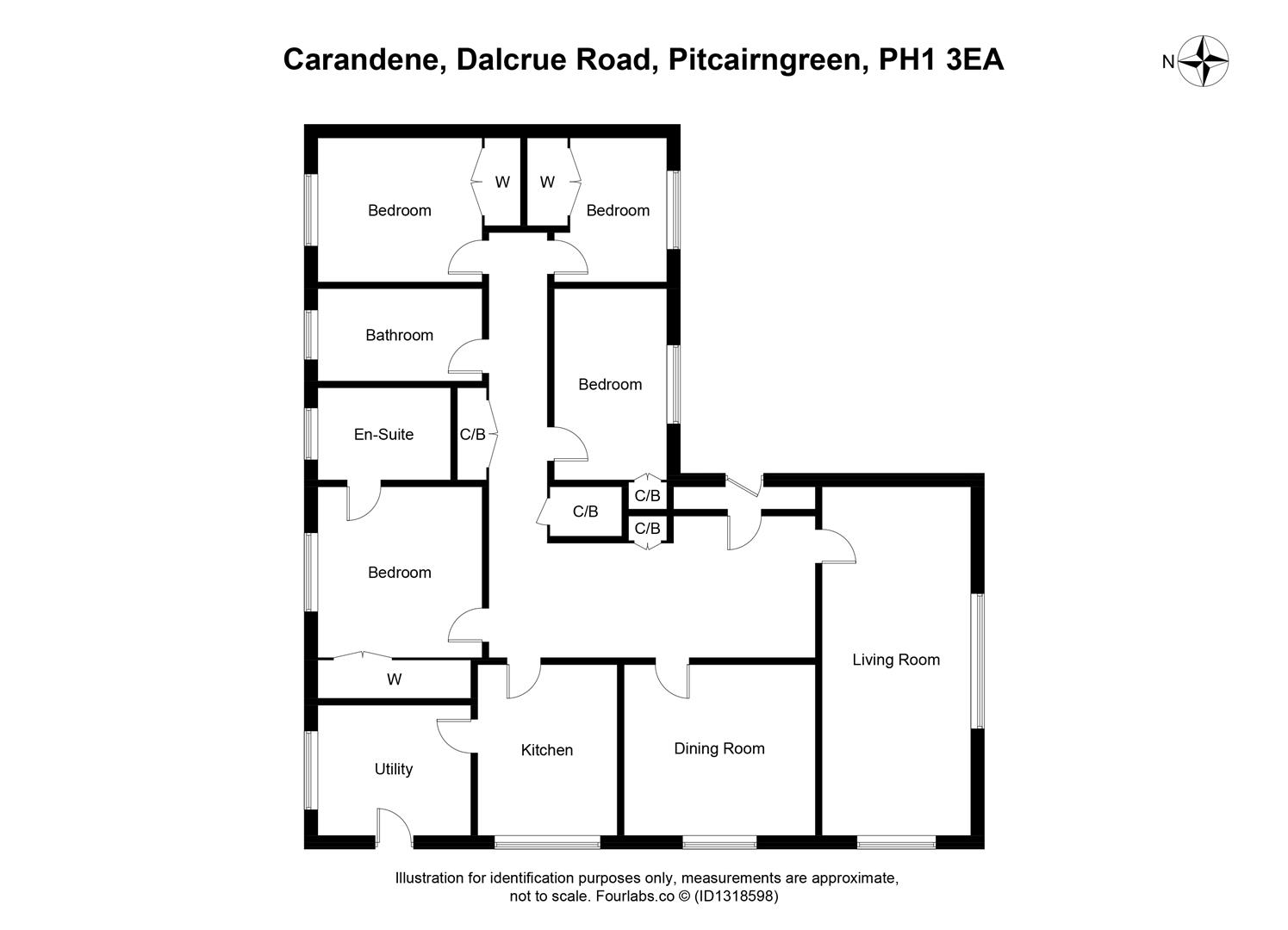 Carandene, Dalcrue Road, Perth floorplan