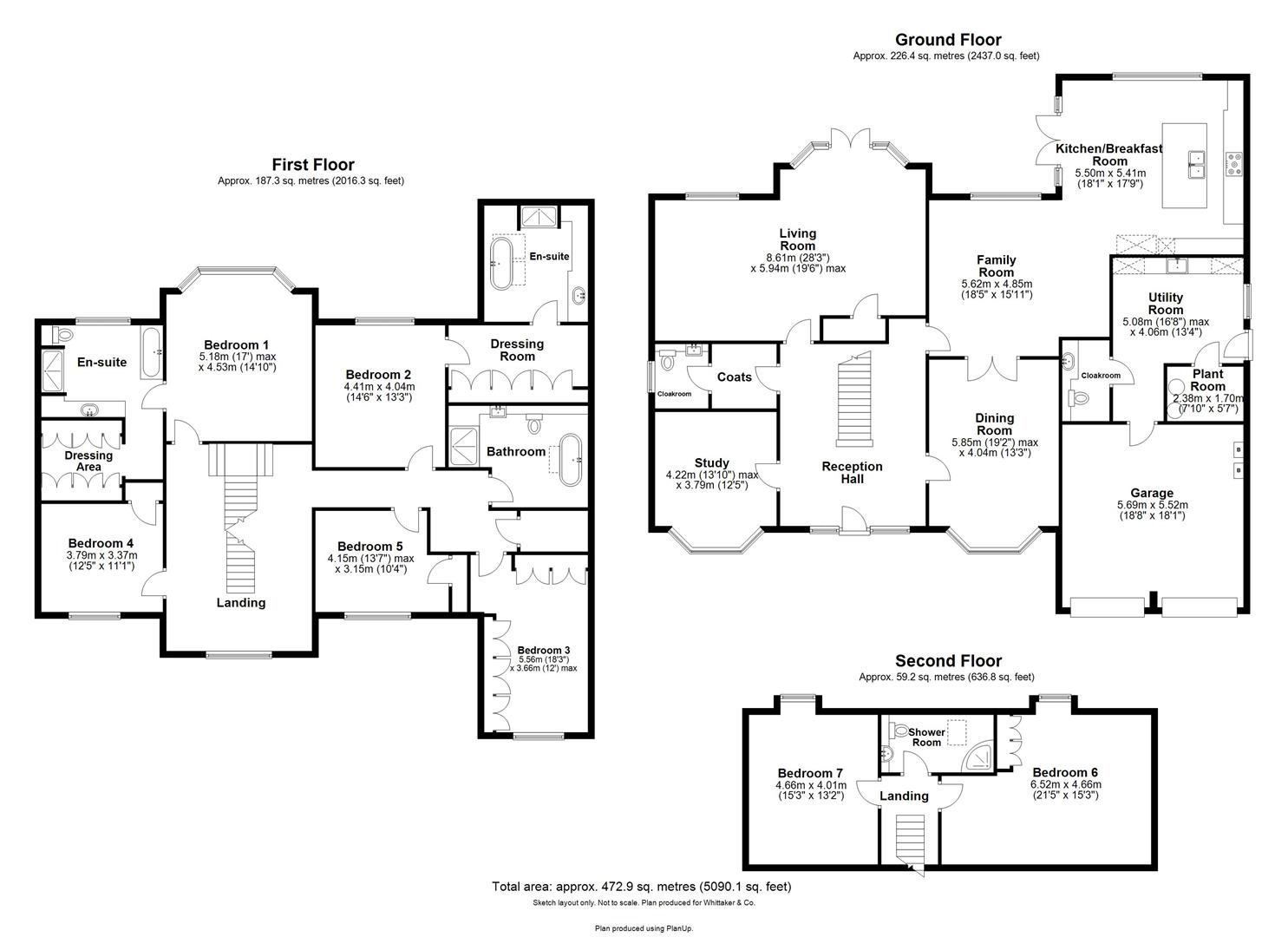 20, The Uplands, Harpenden floorplan
