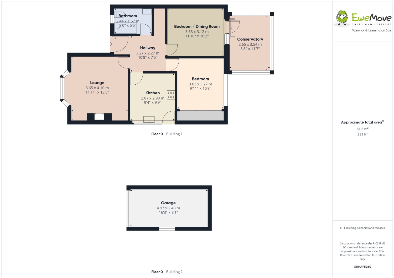 2, Abbey Lane, Southam floorplan