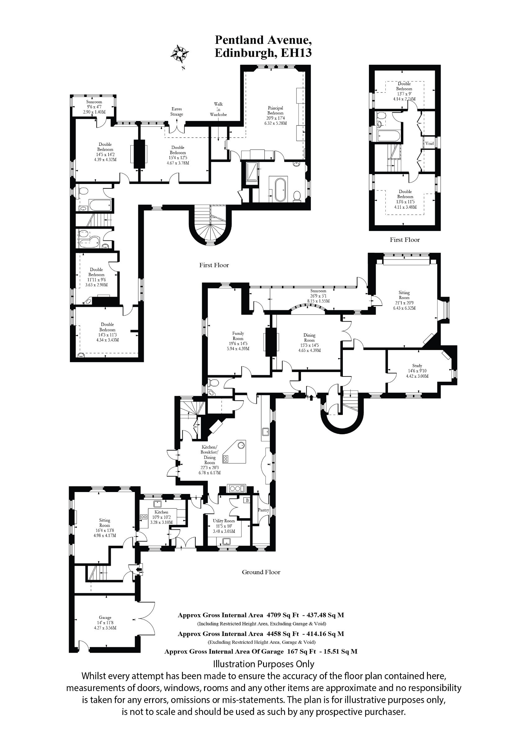 Colinton Cottage, Pentland Avenue, Edinburgh floorplan