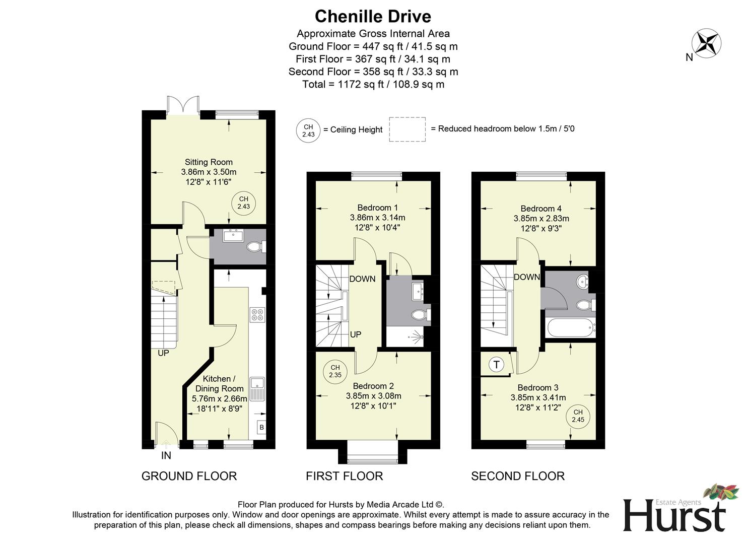 31, Chenille Drive, High Wycombe floorplan