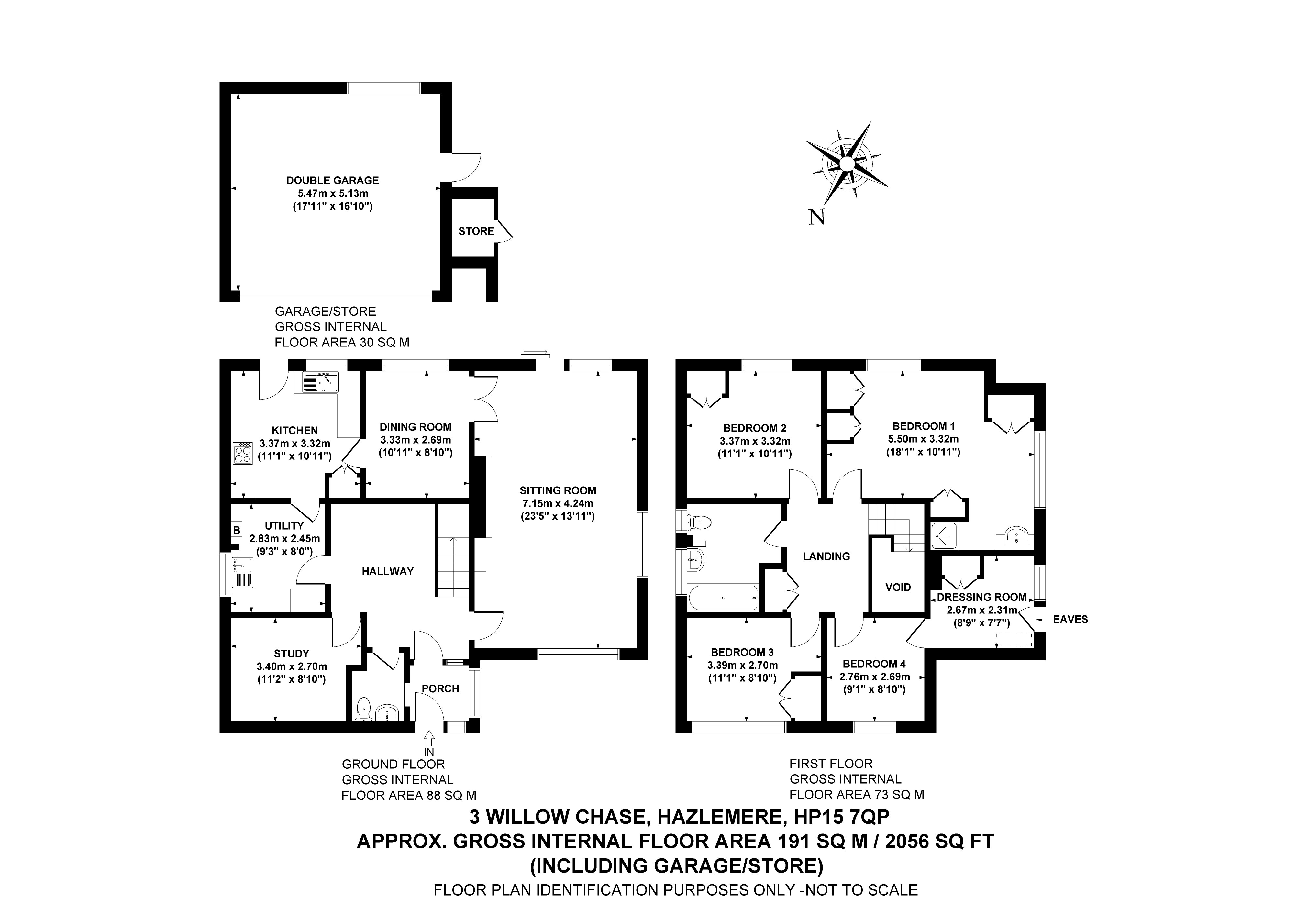 3, Willow Chase, Hazlemere floorplan