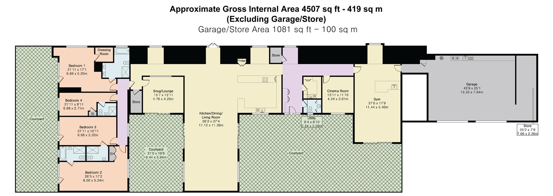 Reservoir House, Cononley Road, Glusburn floorplan