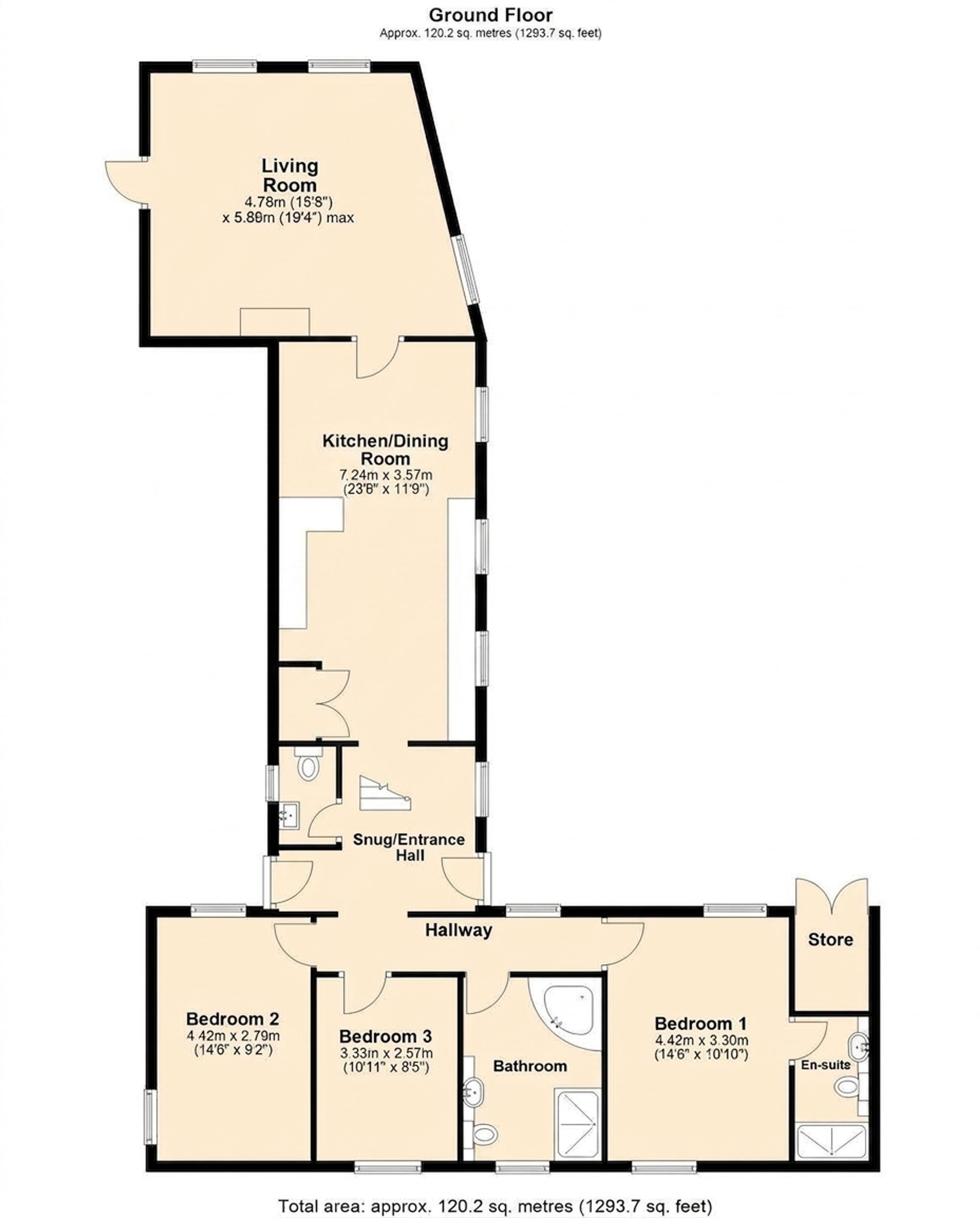 Swallow Barn Antron Lane, Penryn floorplan