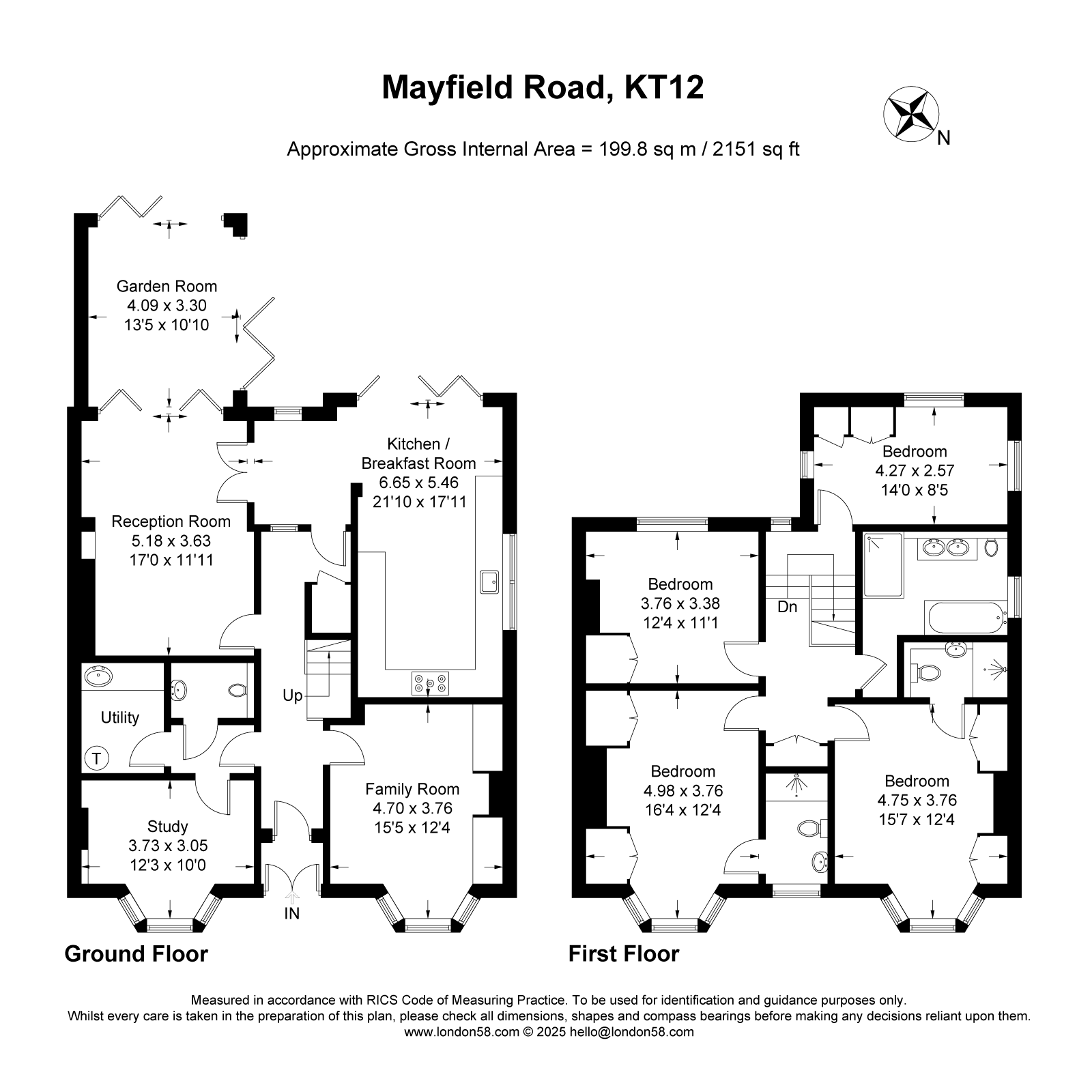 11, Mayfield Road, Walton-On-Thames floorplan