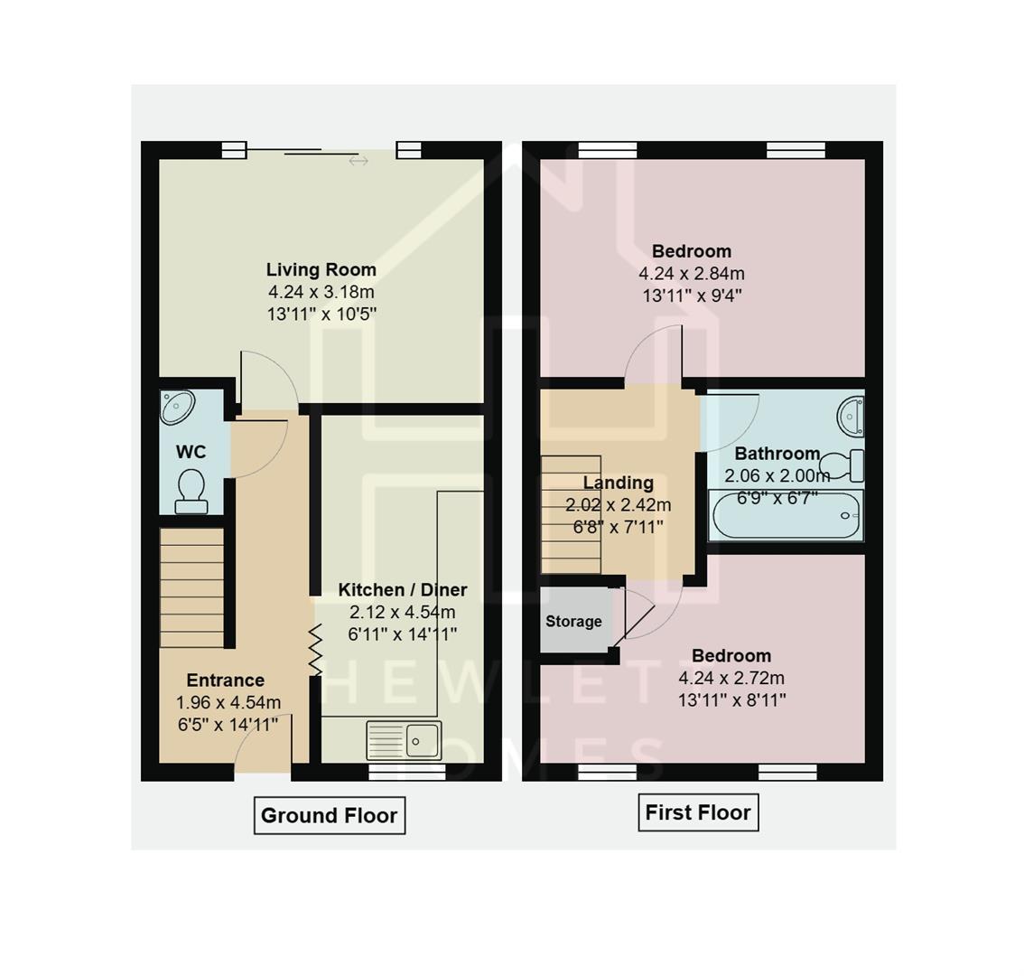 14, Harbour Crescent, Highbridge floorplan