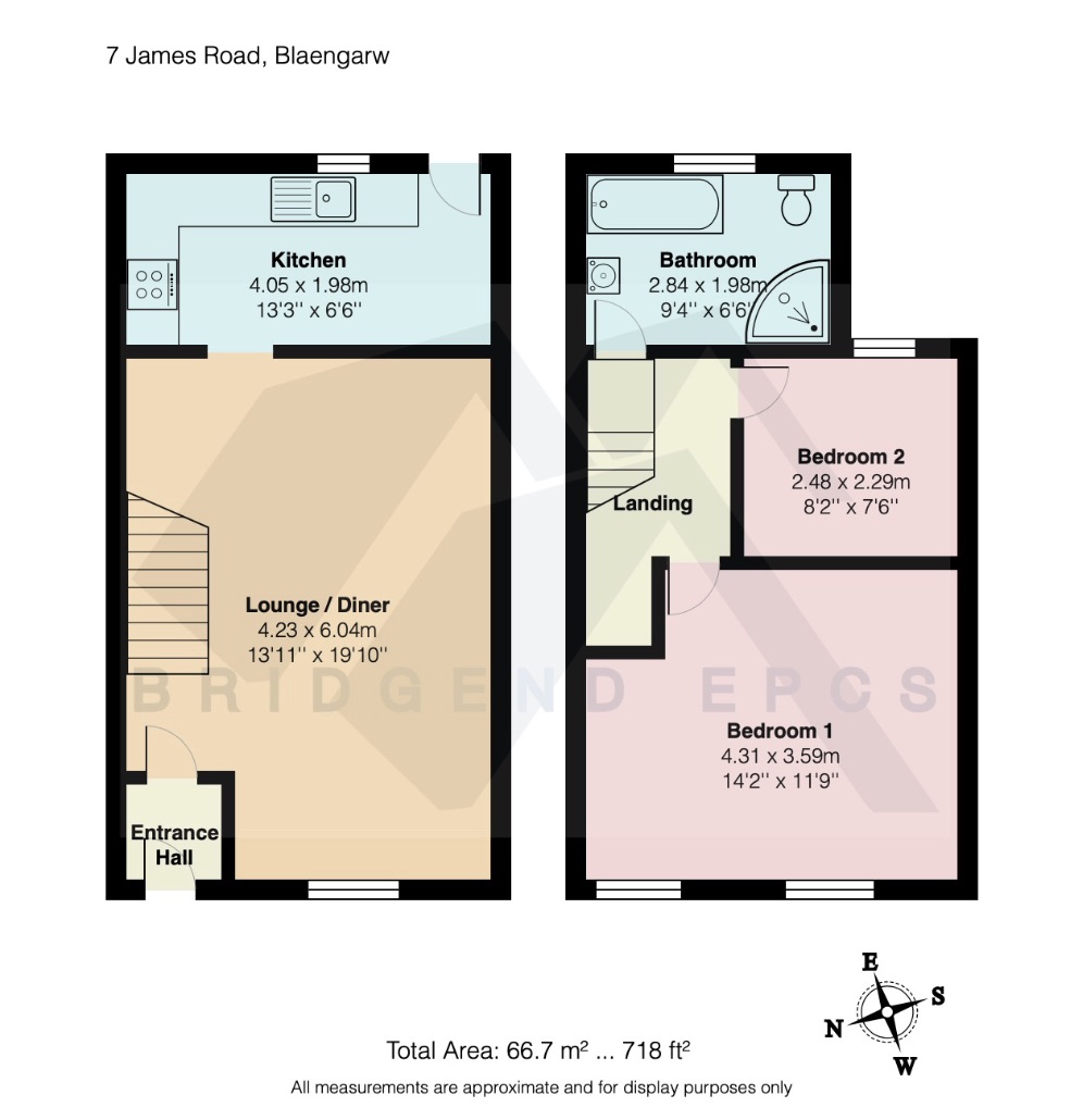 7 James Road, Bridgend floorplan