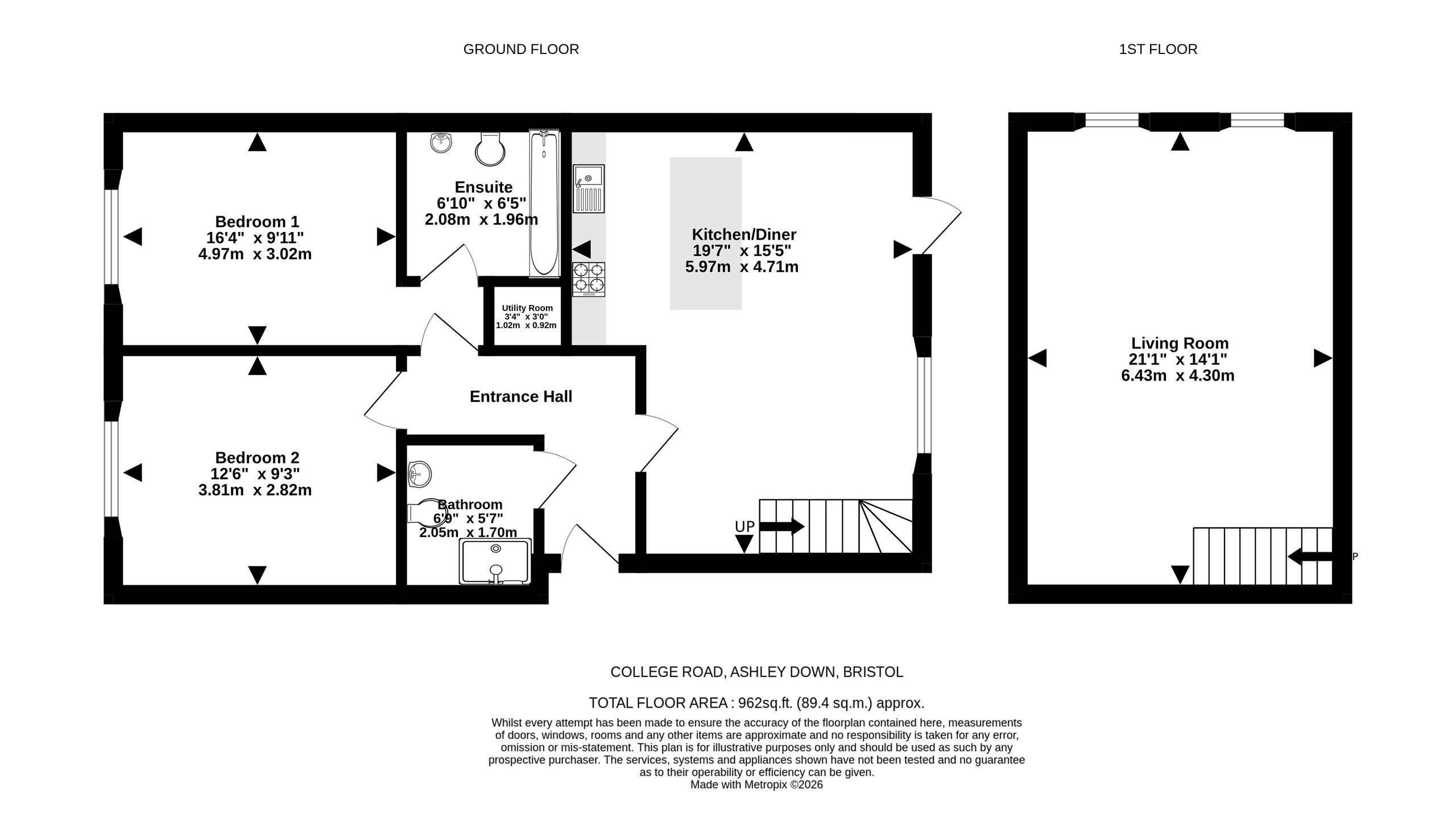 Flat 4, Loft House, Bristol floorplan