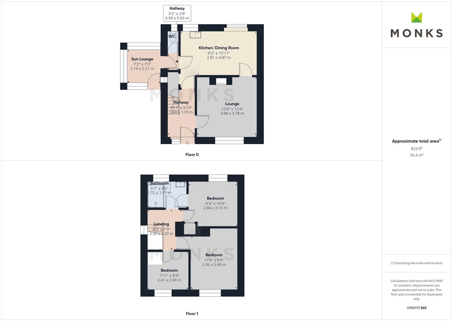 16, Glebelands, Shrewsbury floorplan