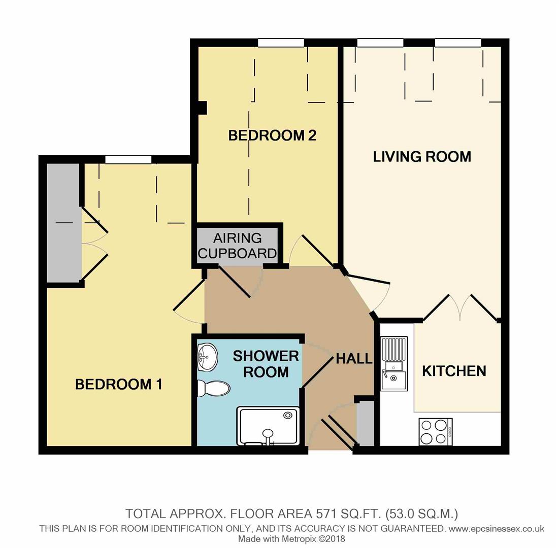 Apartment 20 The Fairways, 192, High Road, Benfleet floorplan