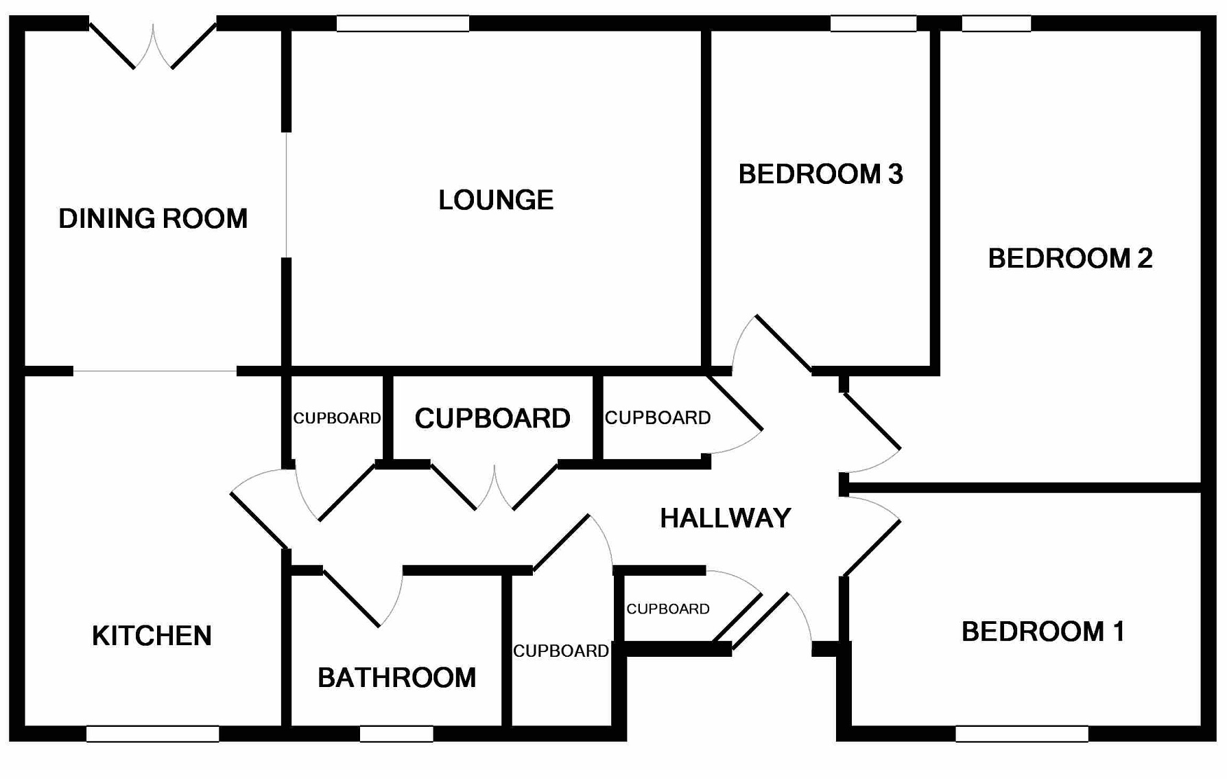 3 Bedrooms Terraced bungalow for sale in Chestnut Grove, Livingston EH54