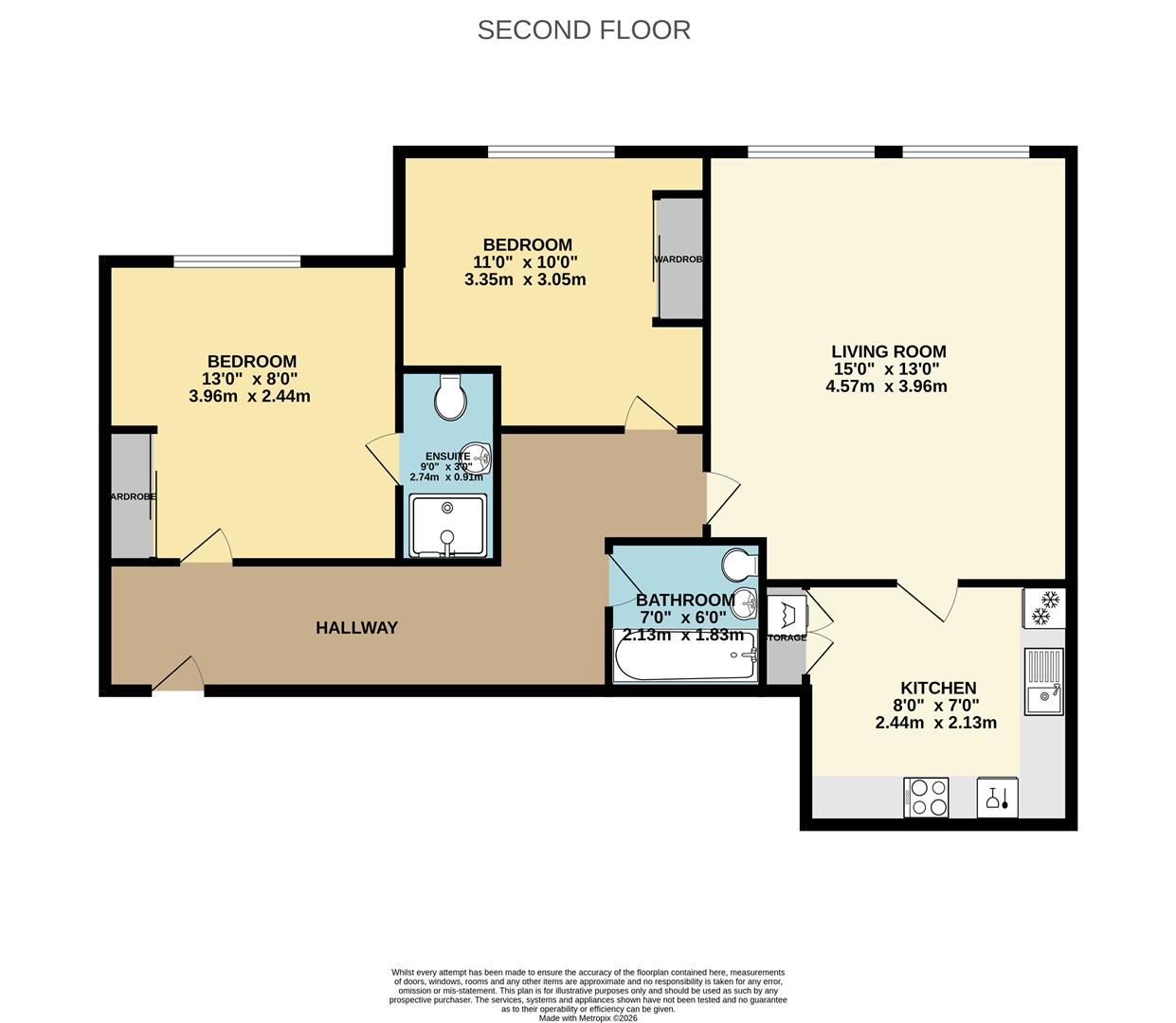 7, The Landmark, 70 Sackville Road, Bexhill-On-Sea floorplan