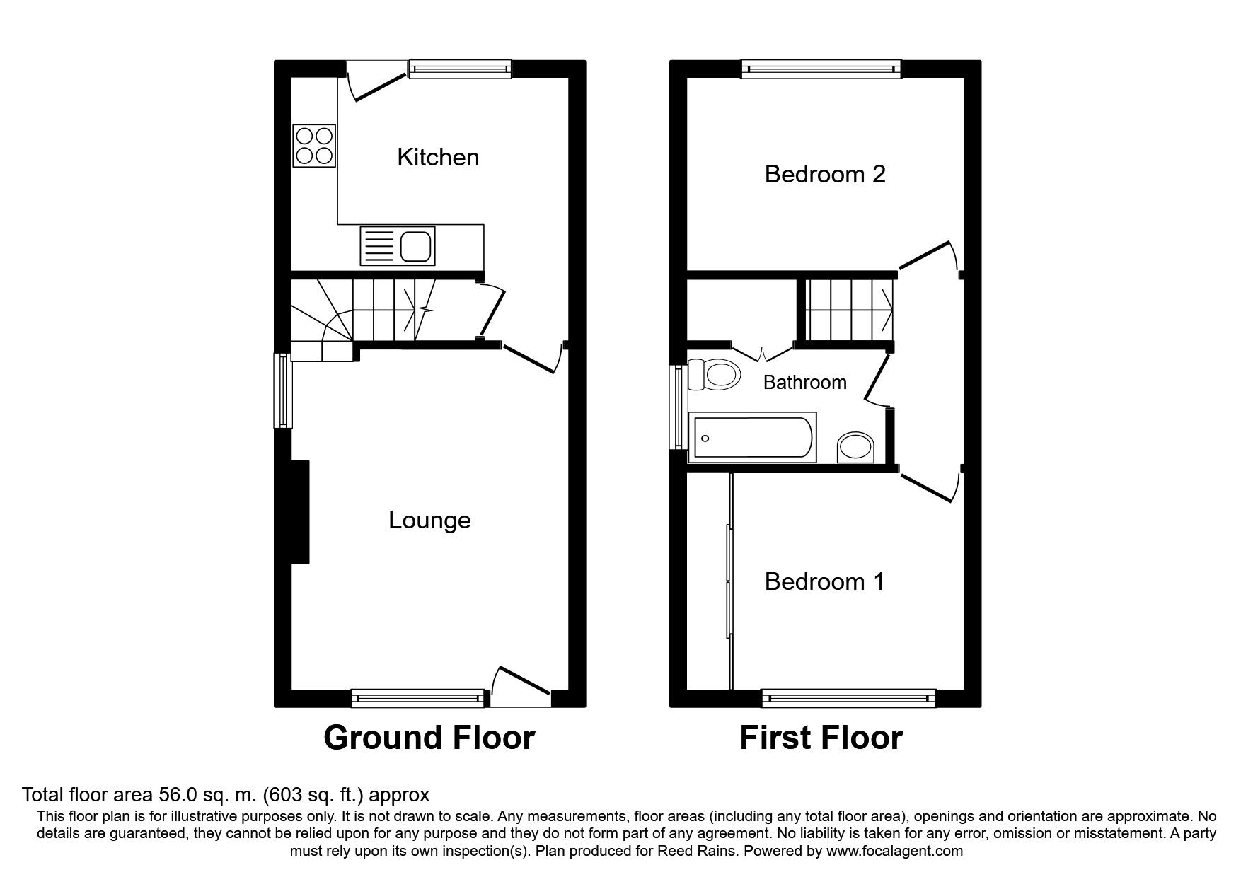 2 Bedrooms Terraced house for sale in Beverley Garth, Ackworth, Pontefract WF7