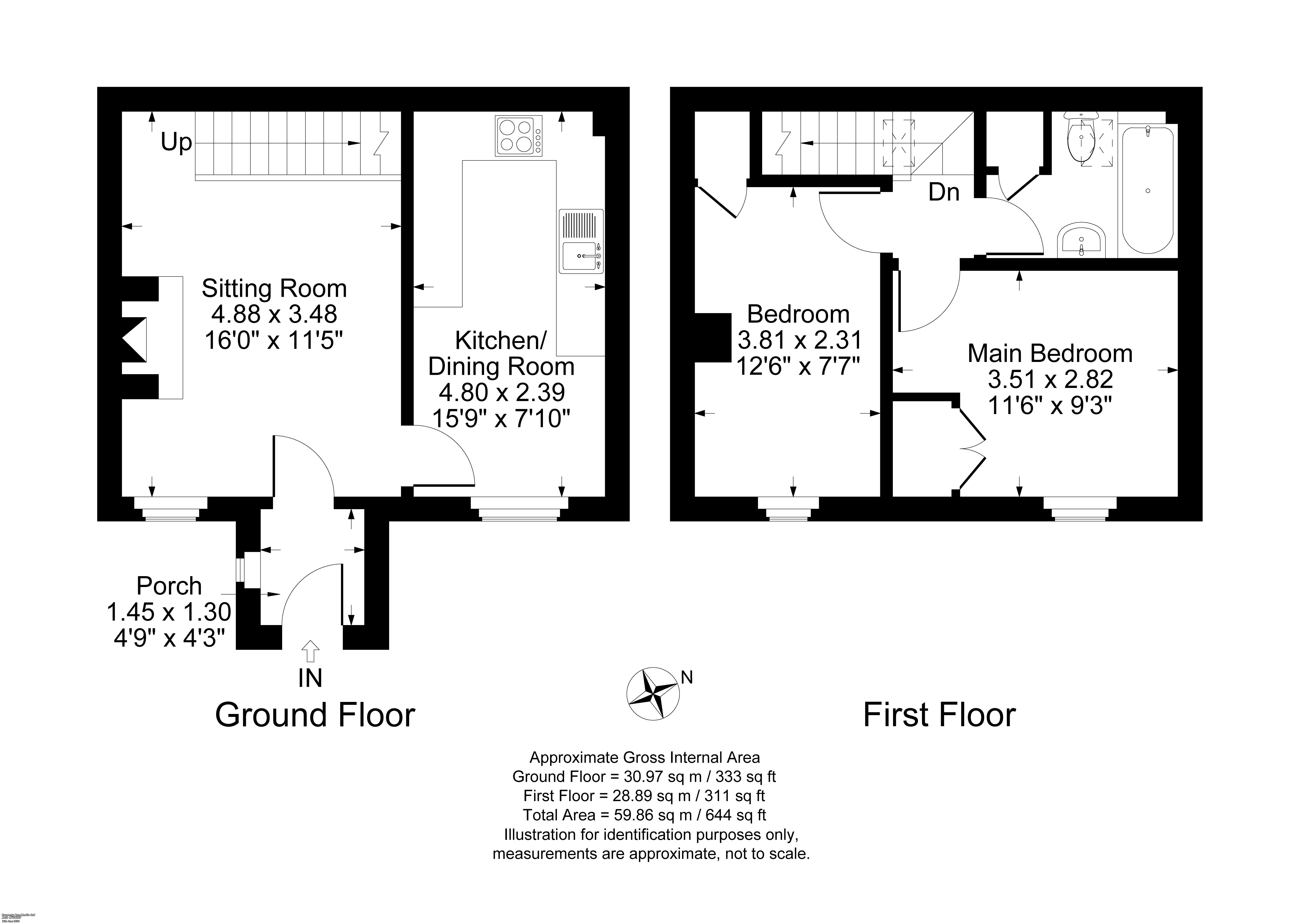 Brewery Cottage,, Albion Street, Oxfordshire floorplan