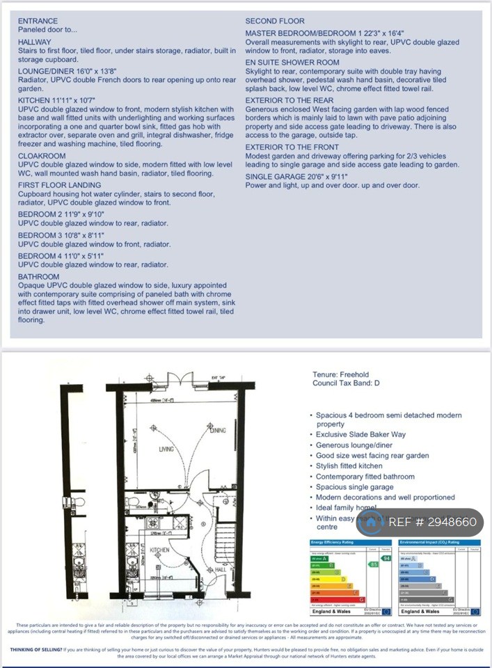 Slade Baker Way, Bristol floorplan