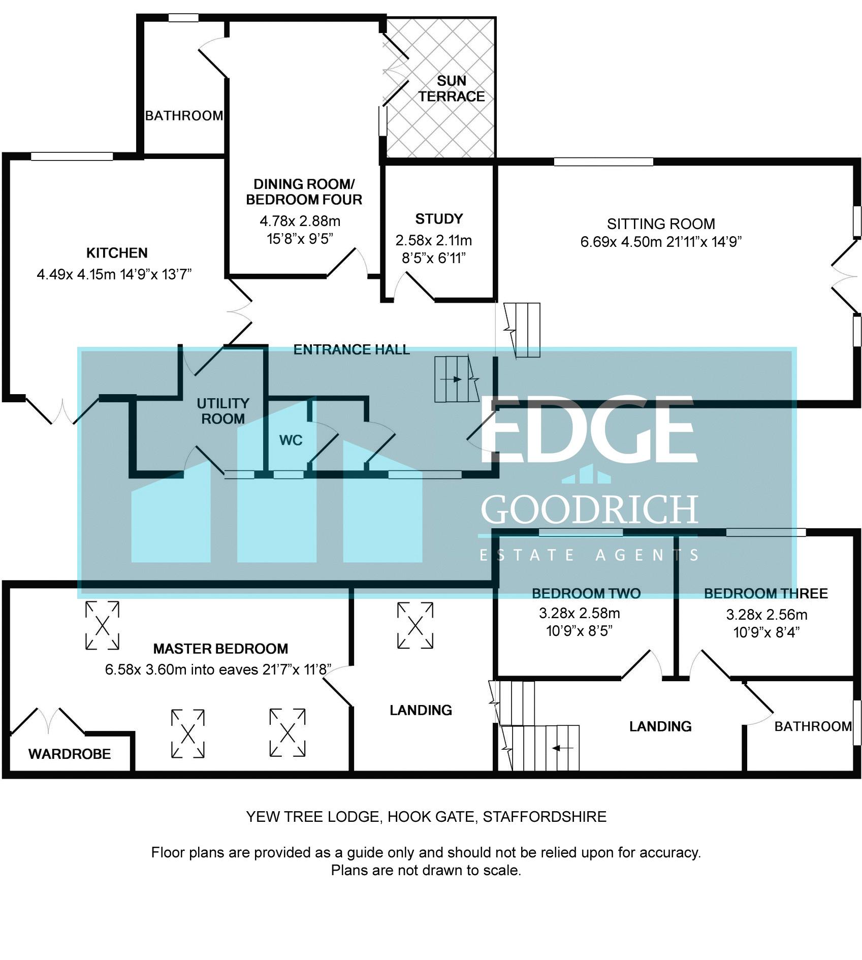 Yew Tree Lodge, 161 Eccleshall Road, Hook Gate, Near Loggerheads TF9, 4