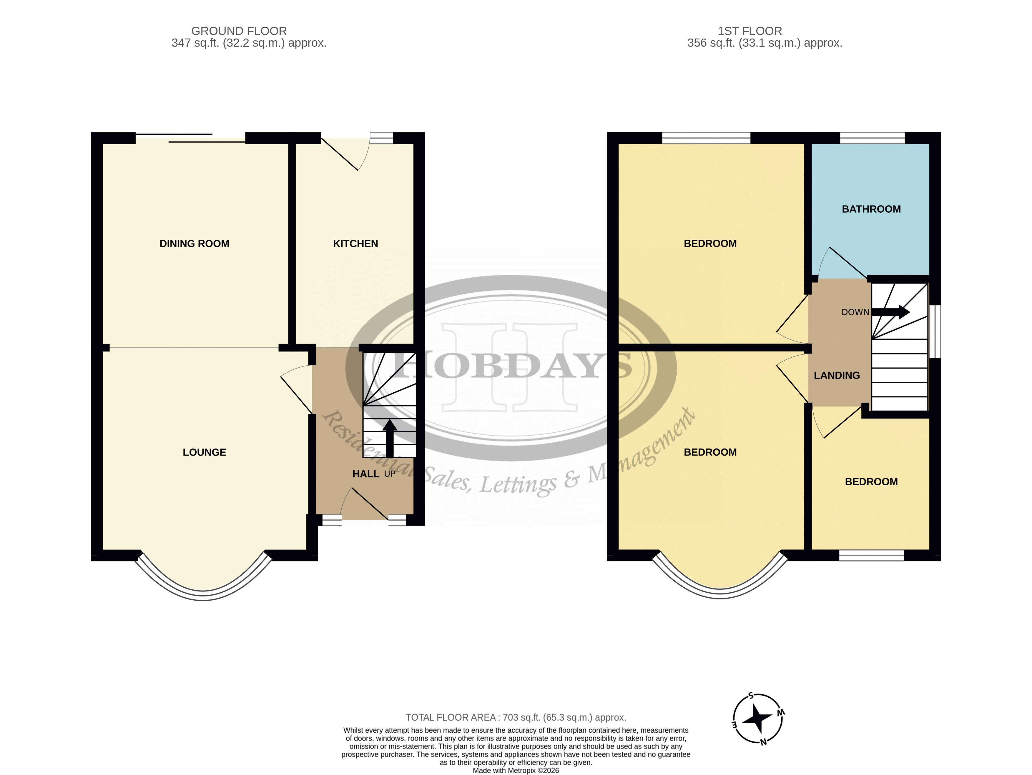 20, Oulton Crescent, Potters Bar floorplan