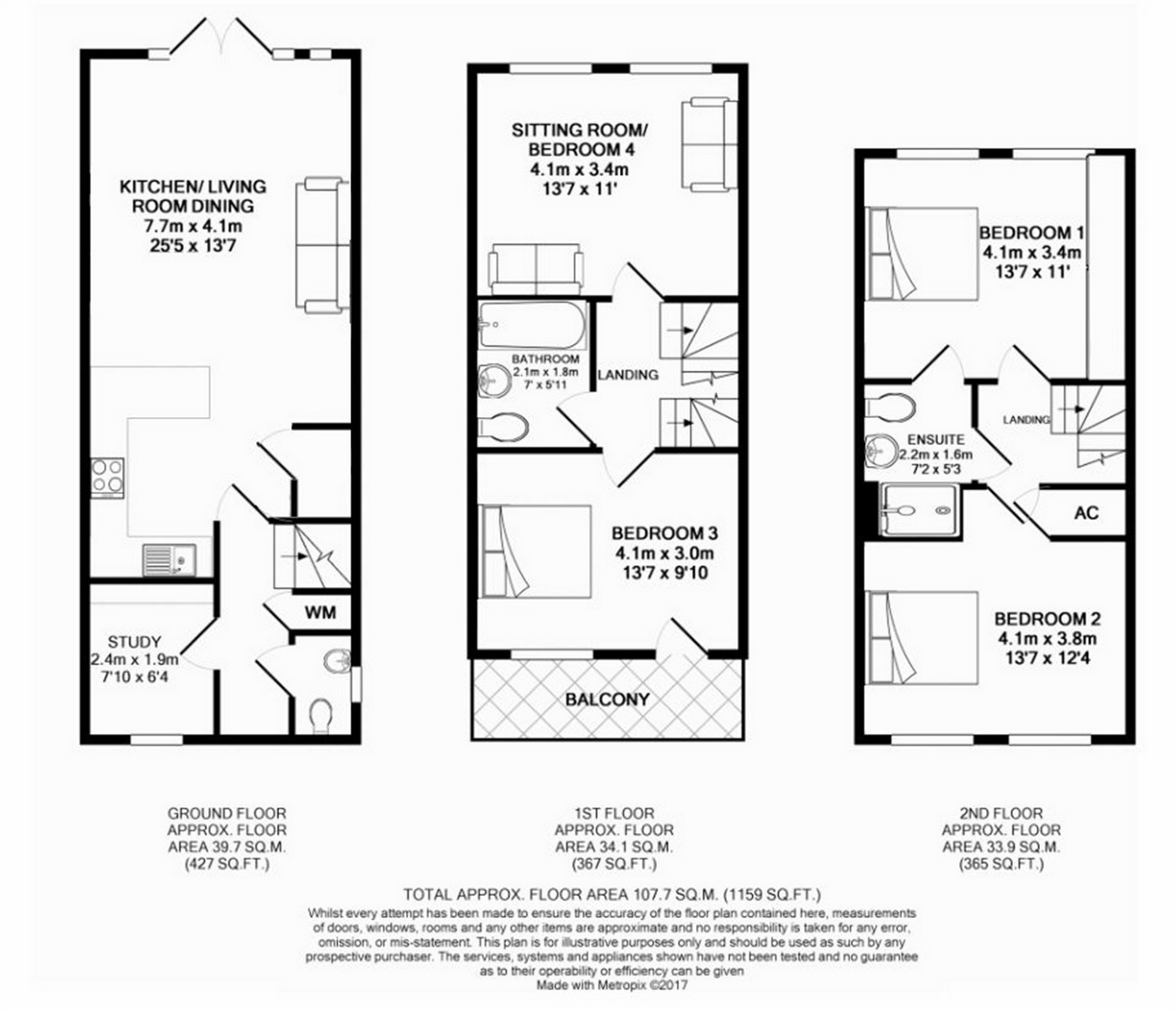 4 Bedrooms Town house for sale in The Dingle, Doseley, Telford, Shropshire TF4