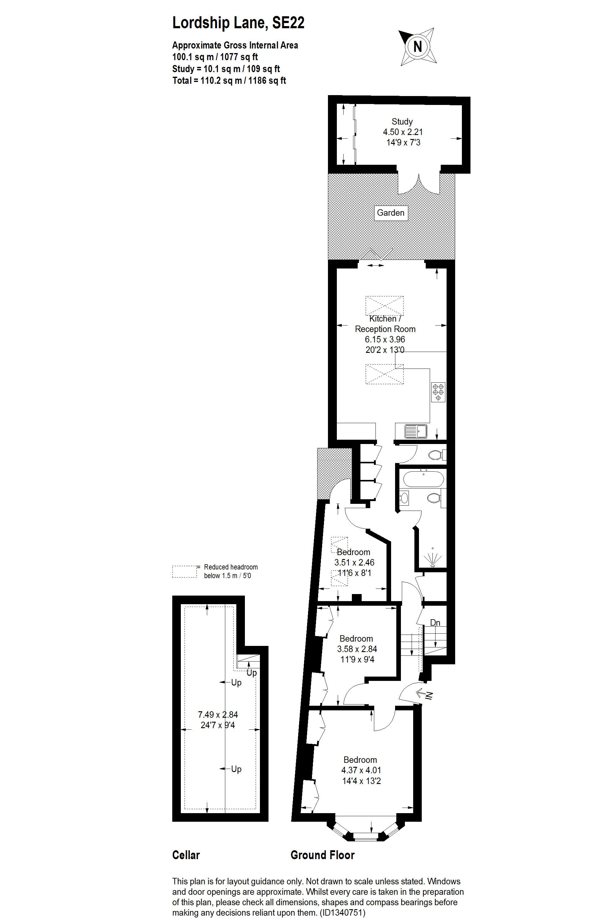Lordship Lane, London floorplan