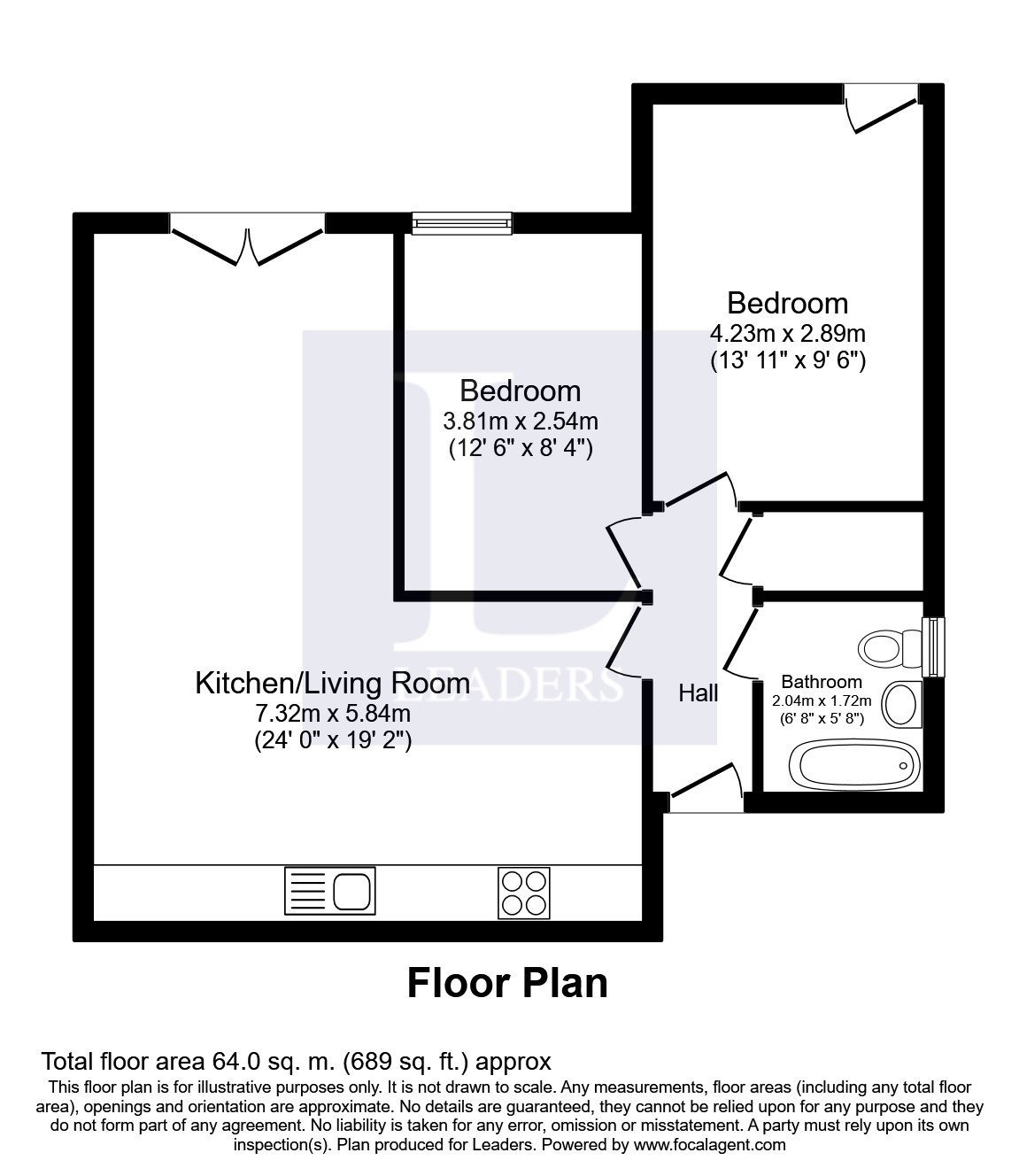 2 Bedrooms Flat to rent in Saddlery Way, Chester, Cheshire CH1