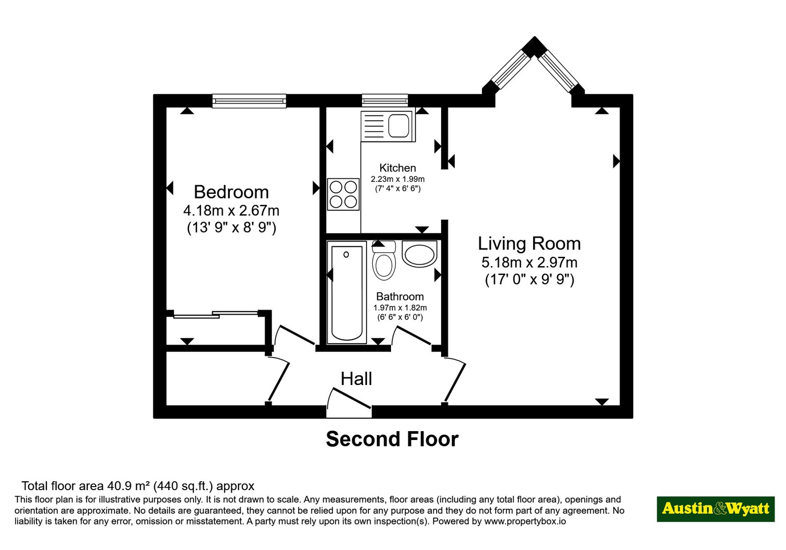 Flat 49, Sunnyhill Court,, Sunnyhill Road, Dorset floorplan