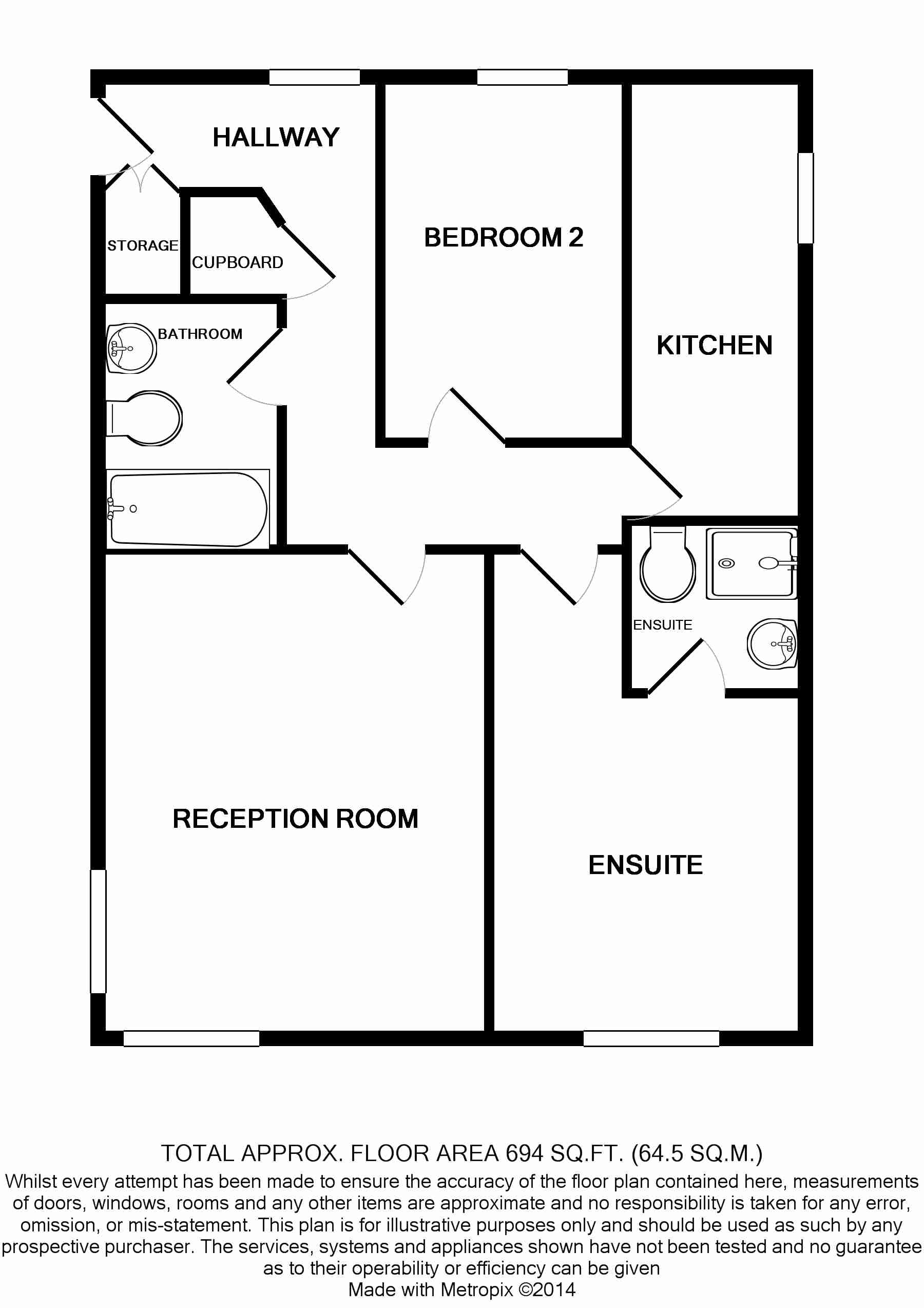 2 Bedrooms Flat to rent in Ray Park Road, Maidenhead SL6