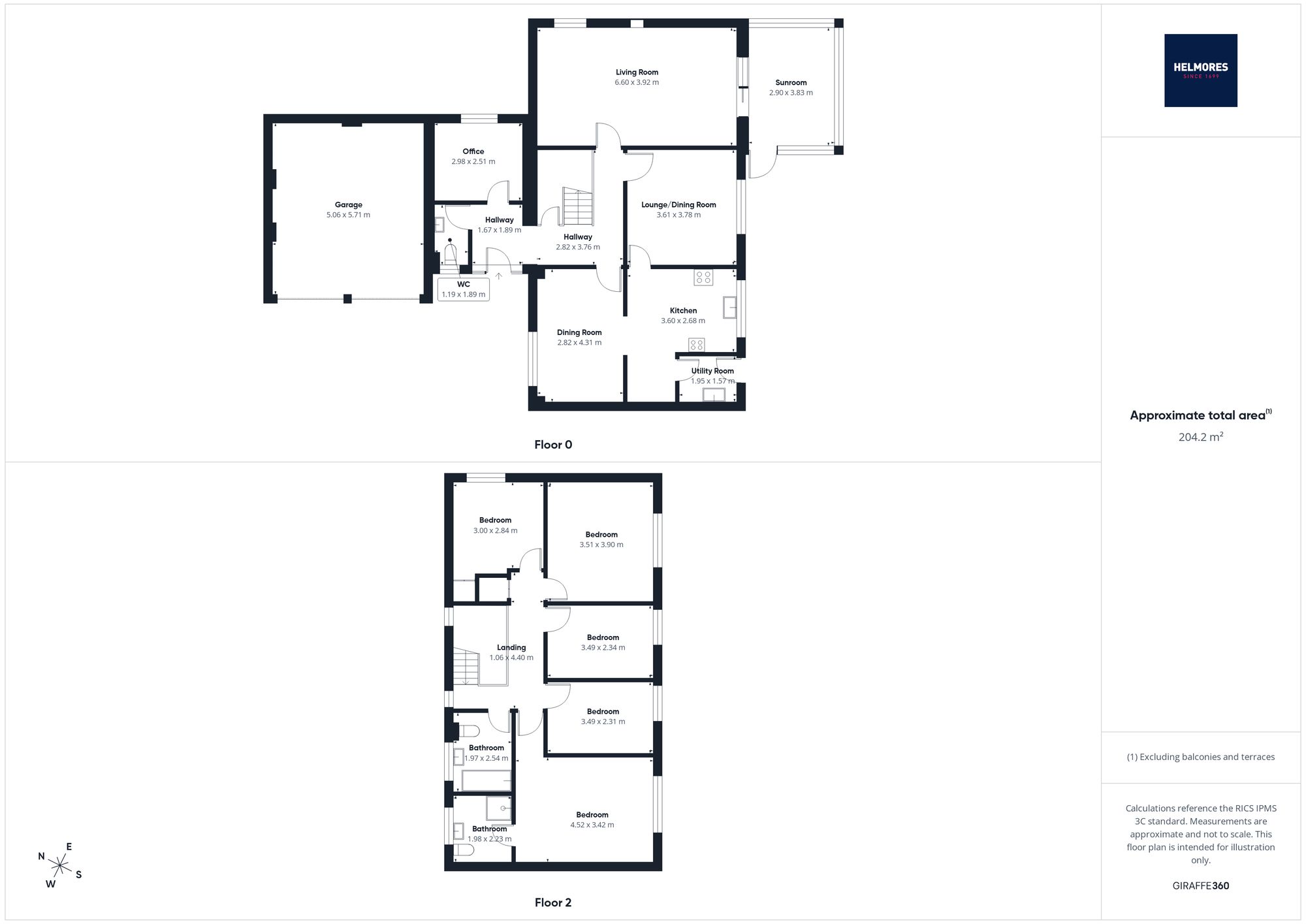 5 Elston Meadow, Crediton floorplan
