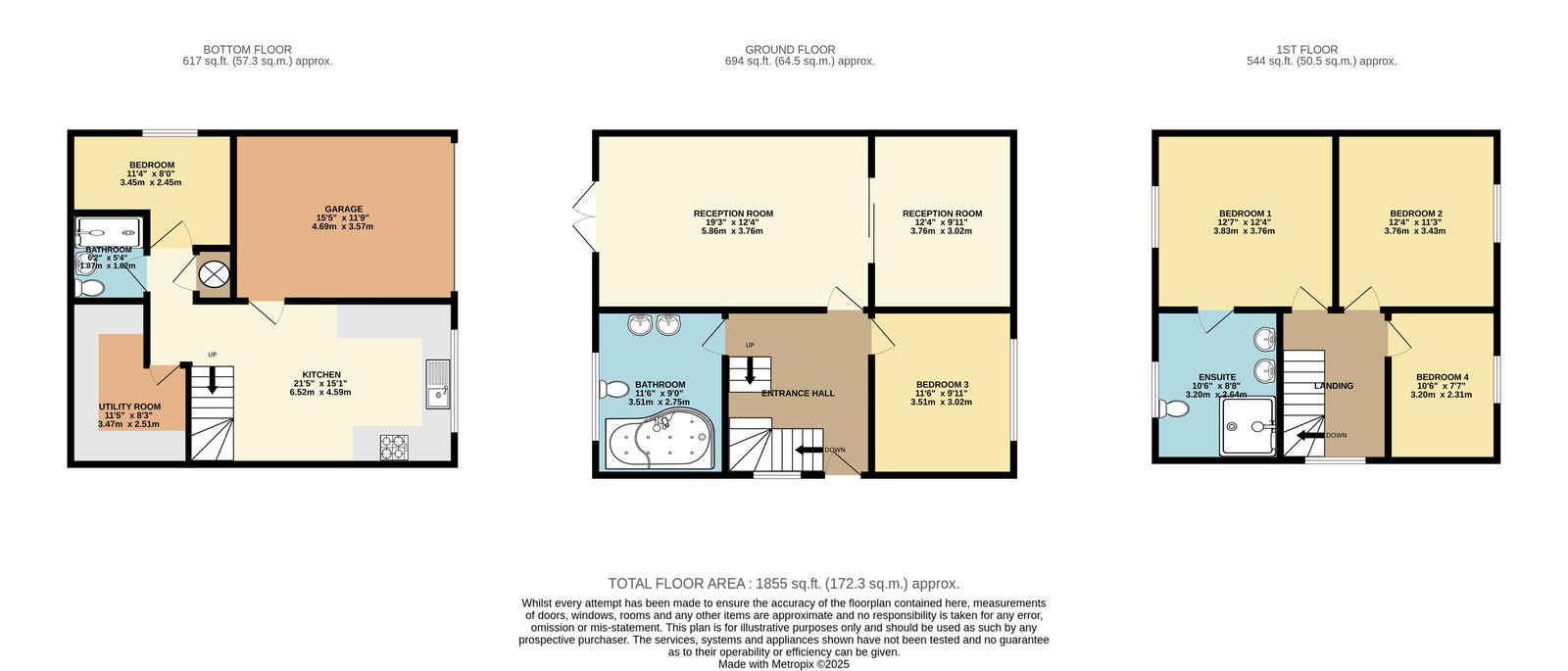 144, St. Peters Road, Dudley floorplan